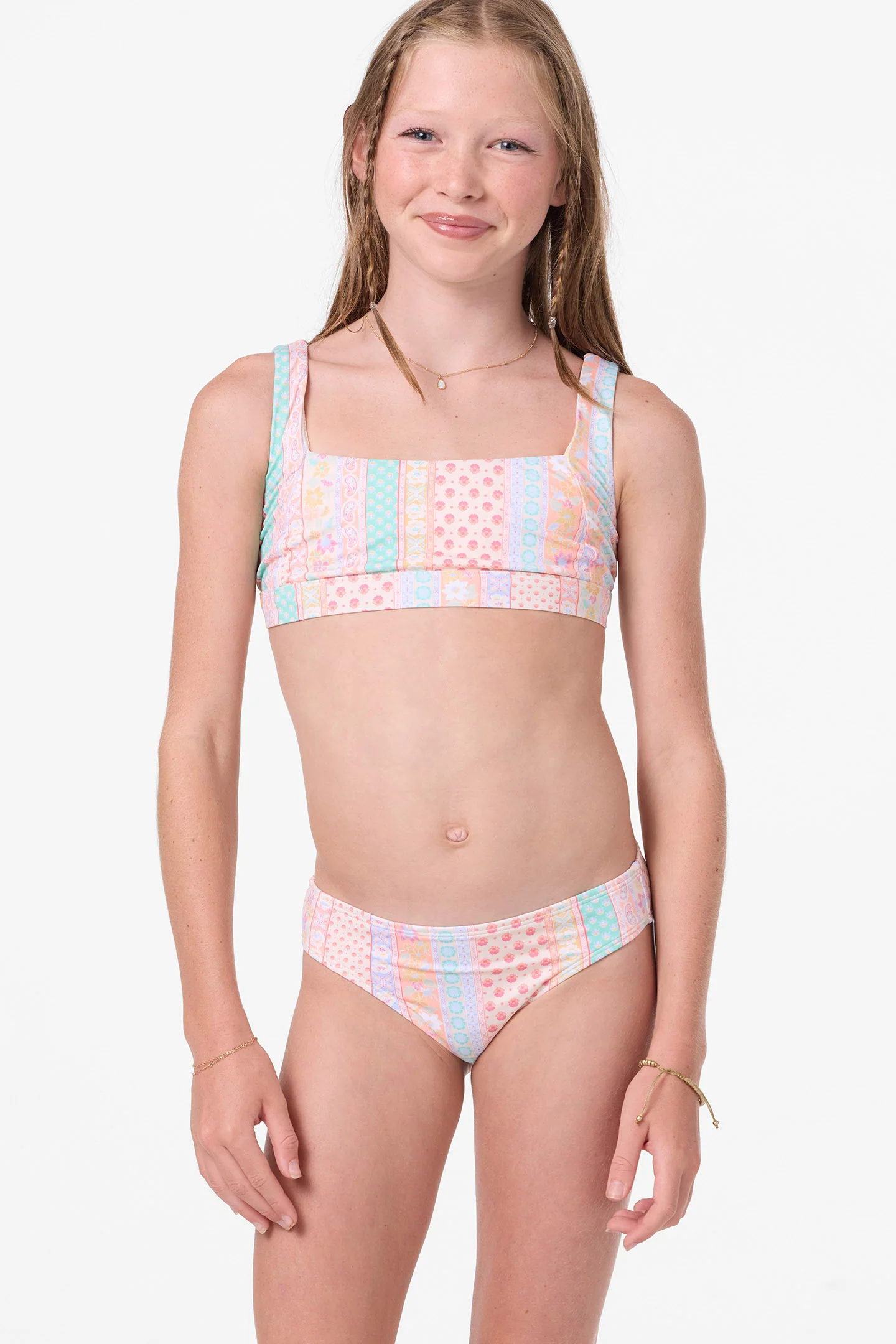 BALI FLORAL SQUARE NECK TANK SET - Image 2