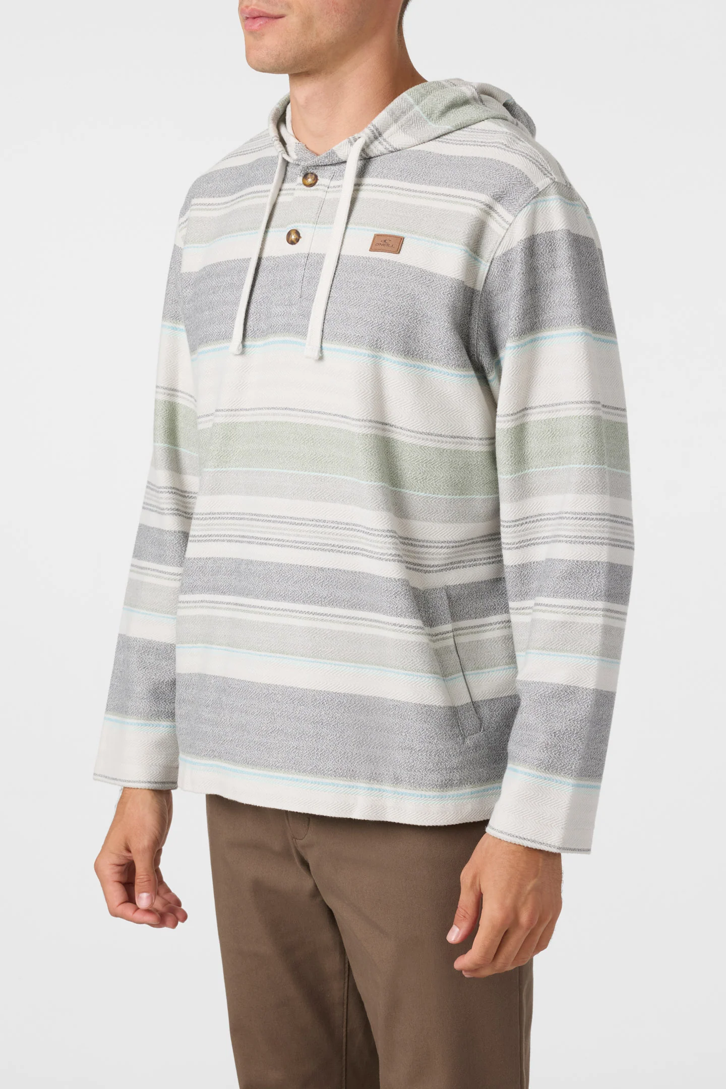 BAVARO STRIPE PONCHO HOODY - Image 2
