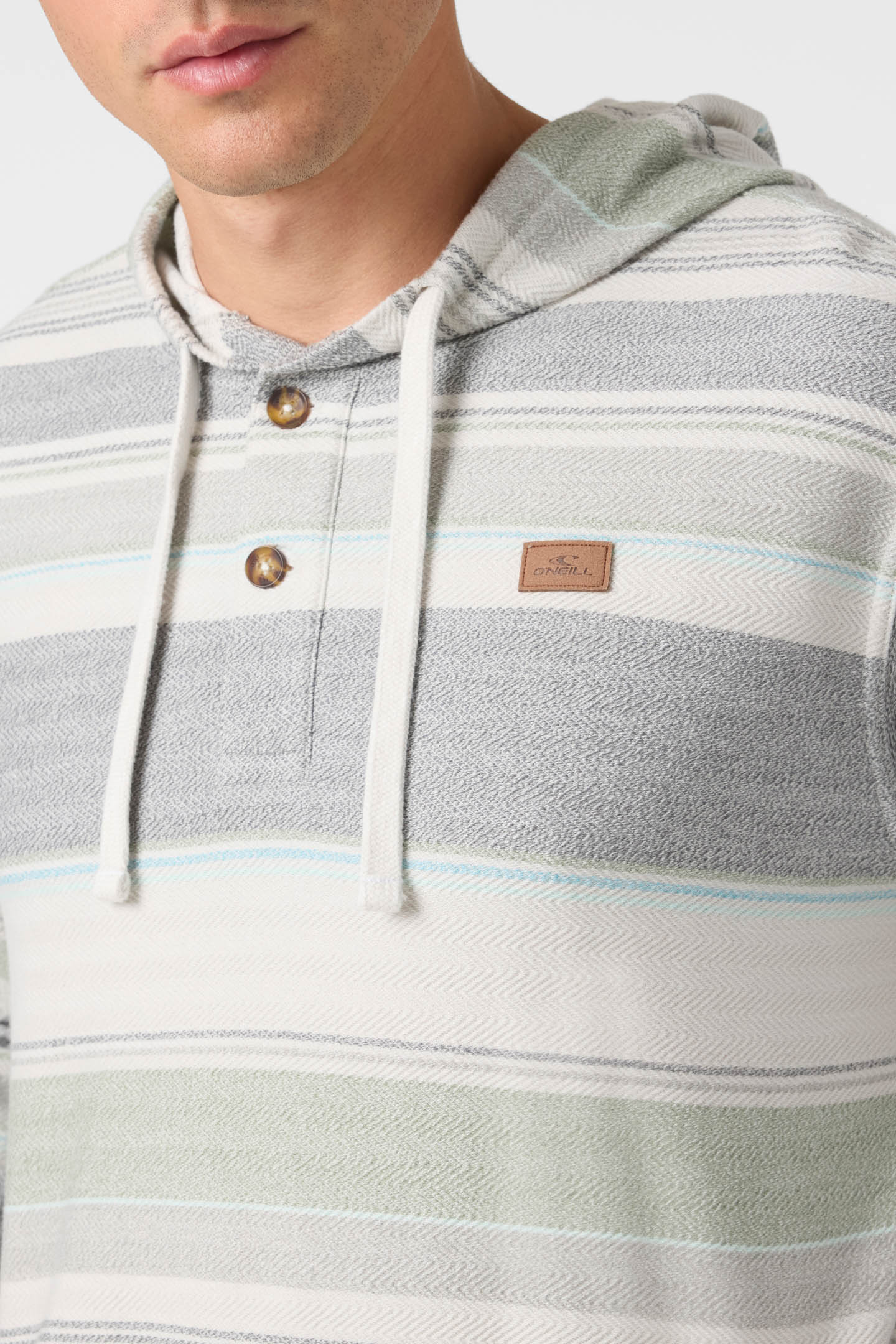 BAVARO STRIPE PONCHO HOODY - Image 3