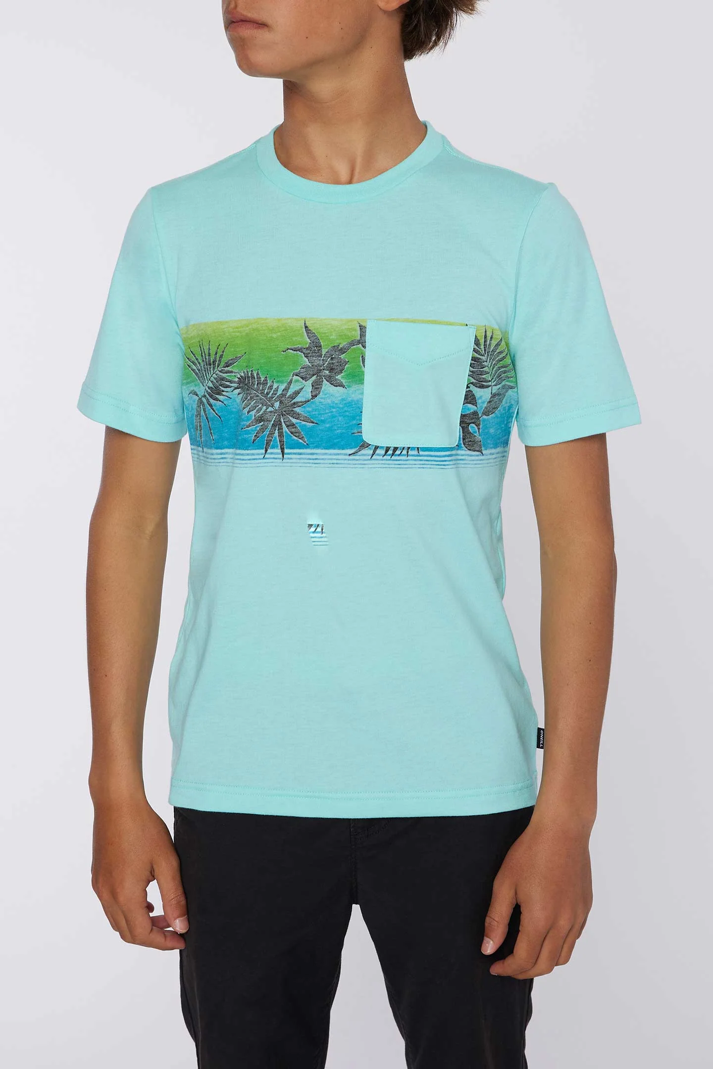 BOY'S HEIST PRINT CREW TEE - Image 2