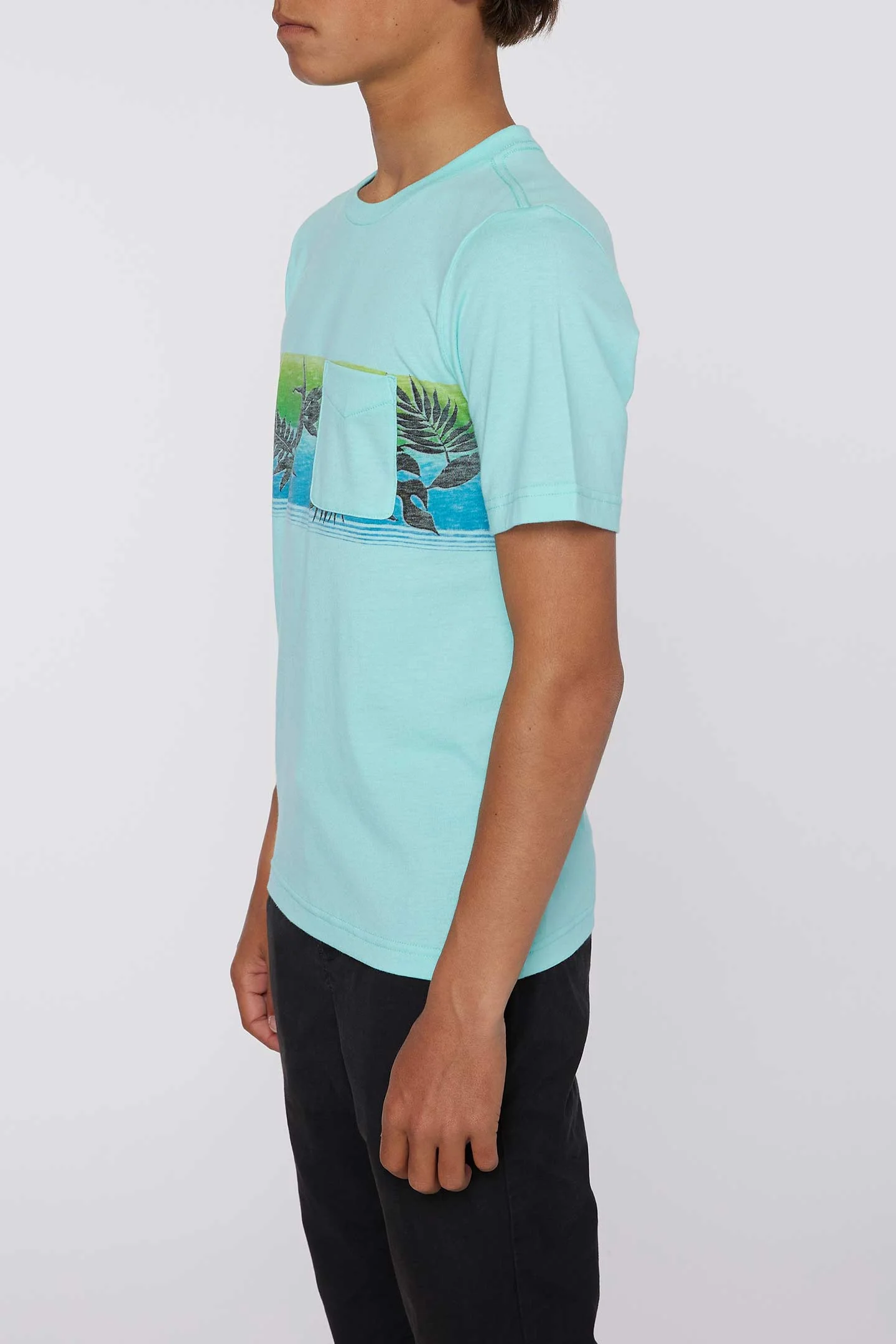 BOY'S HEIST PRINT CREW TEE - Image 4