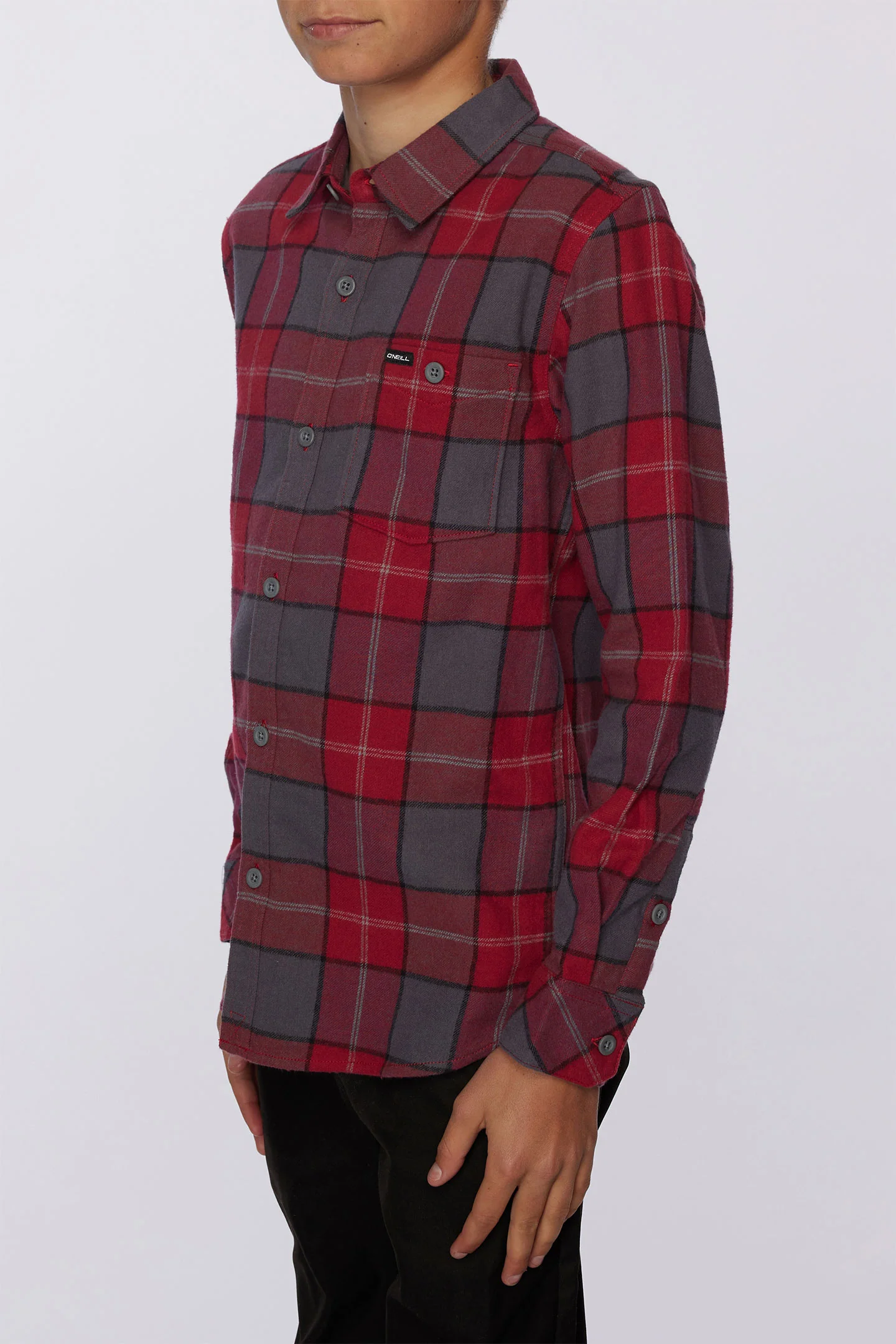 BOYS REDMOND PLAID STRETCH FLANNEL - Image 2