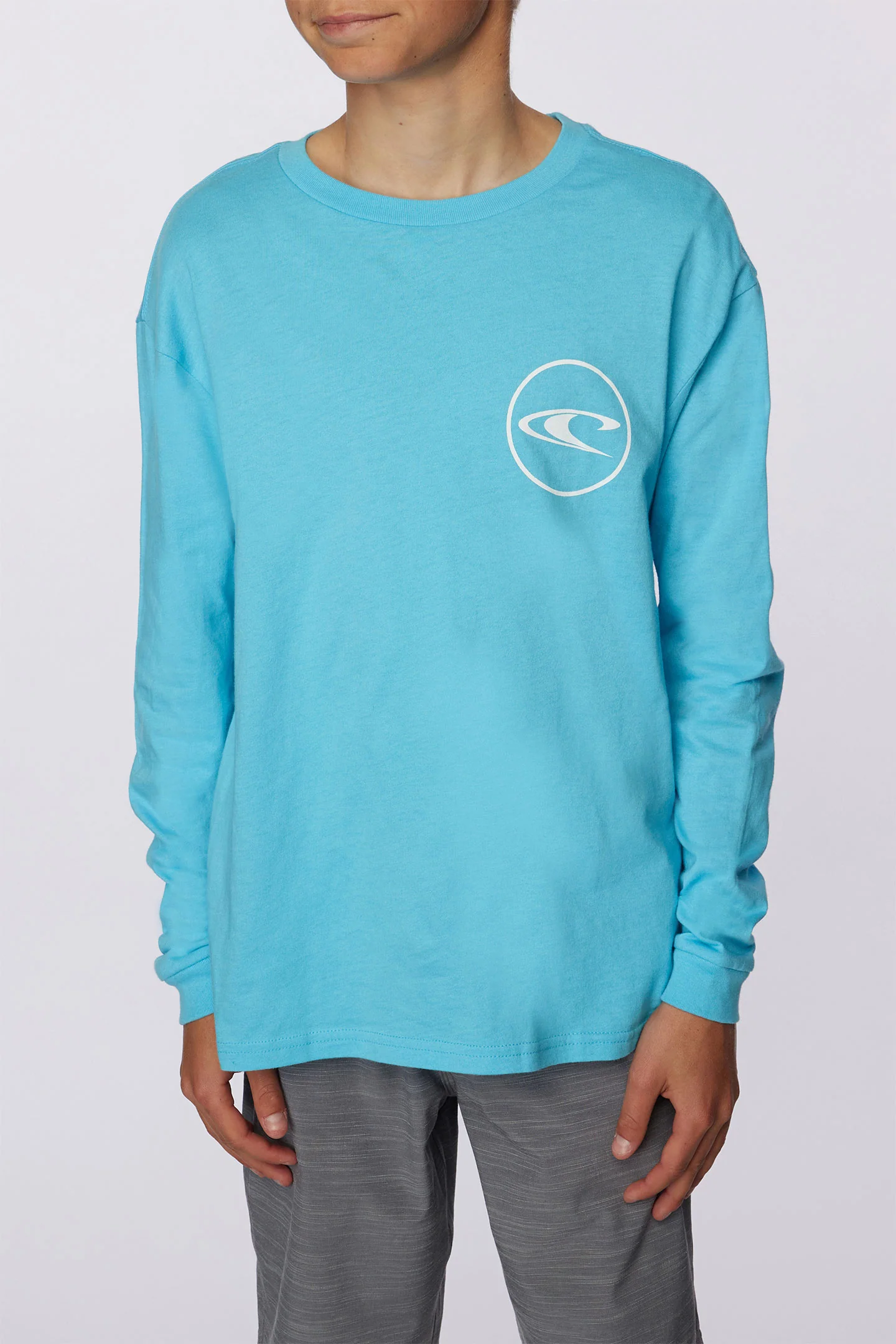 BOYS SWOOP LONG SLEEVE TEE - Image 4
