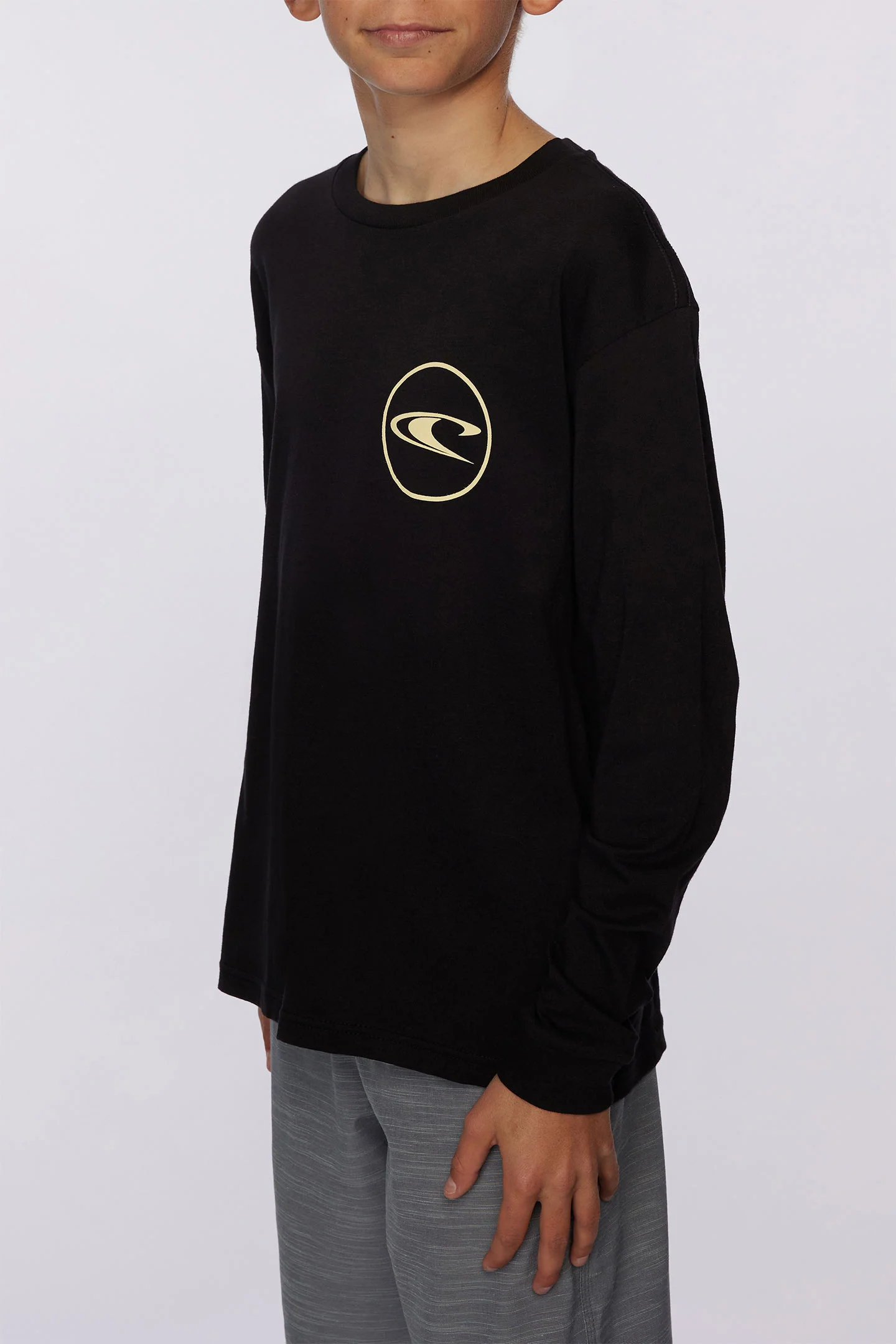 BOYS SWOOP LONG SLEEVE TEE - Image 4