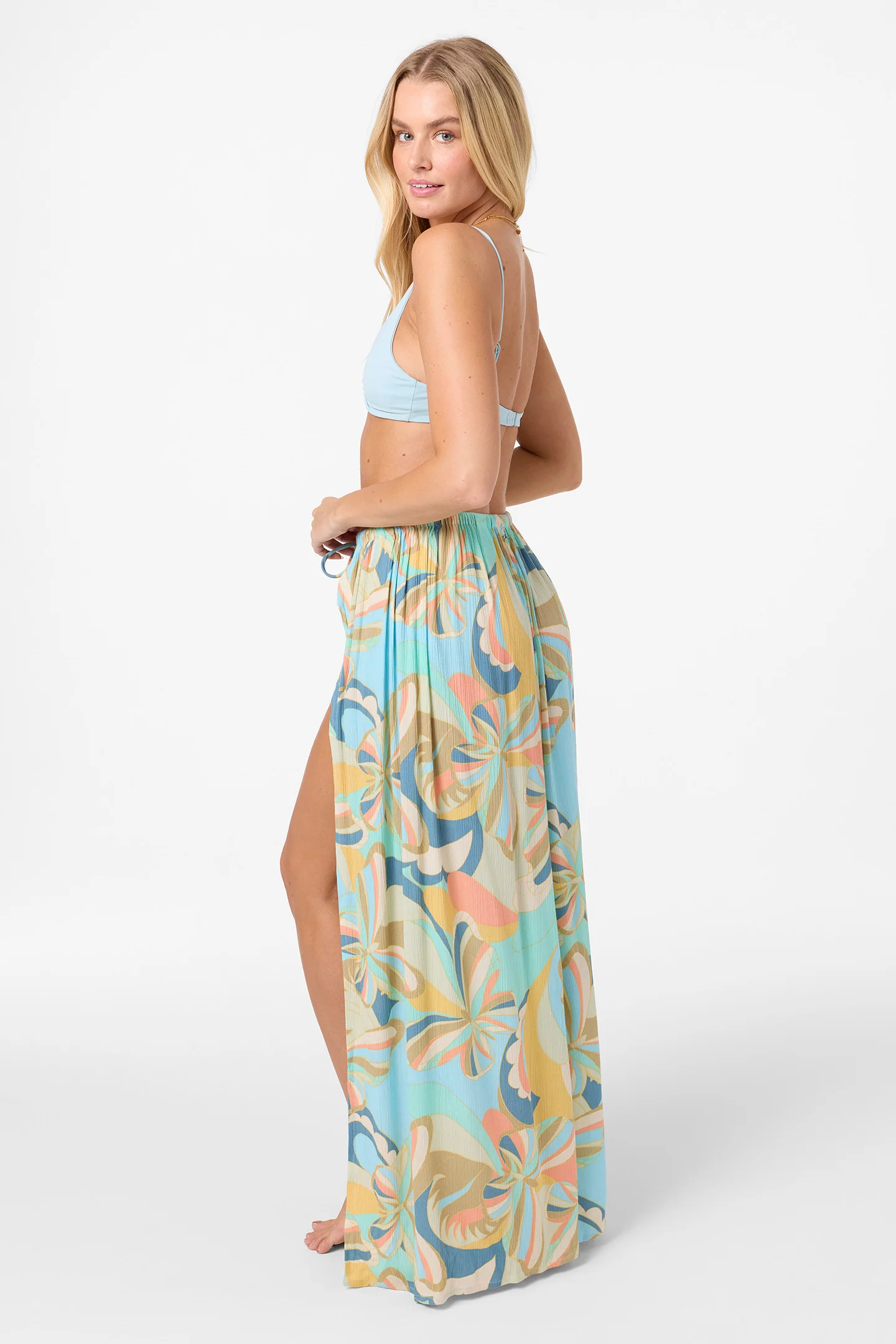 BROOKE PRINTED COVERUP SKIRT - Image 3