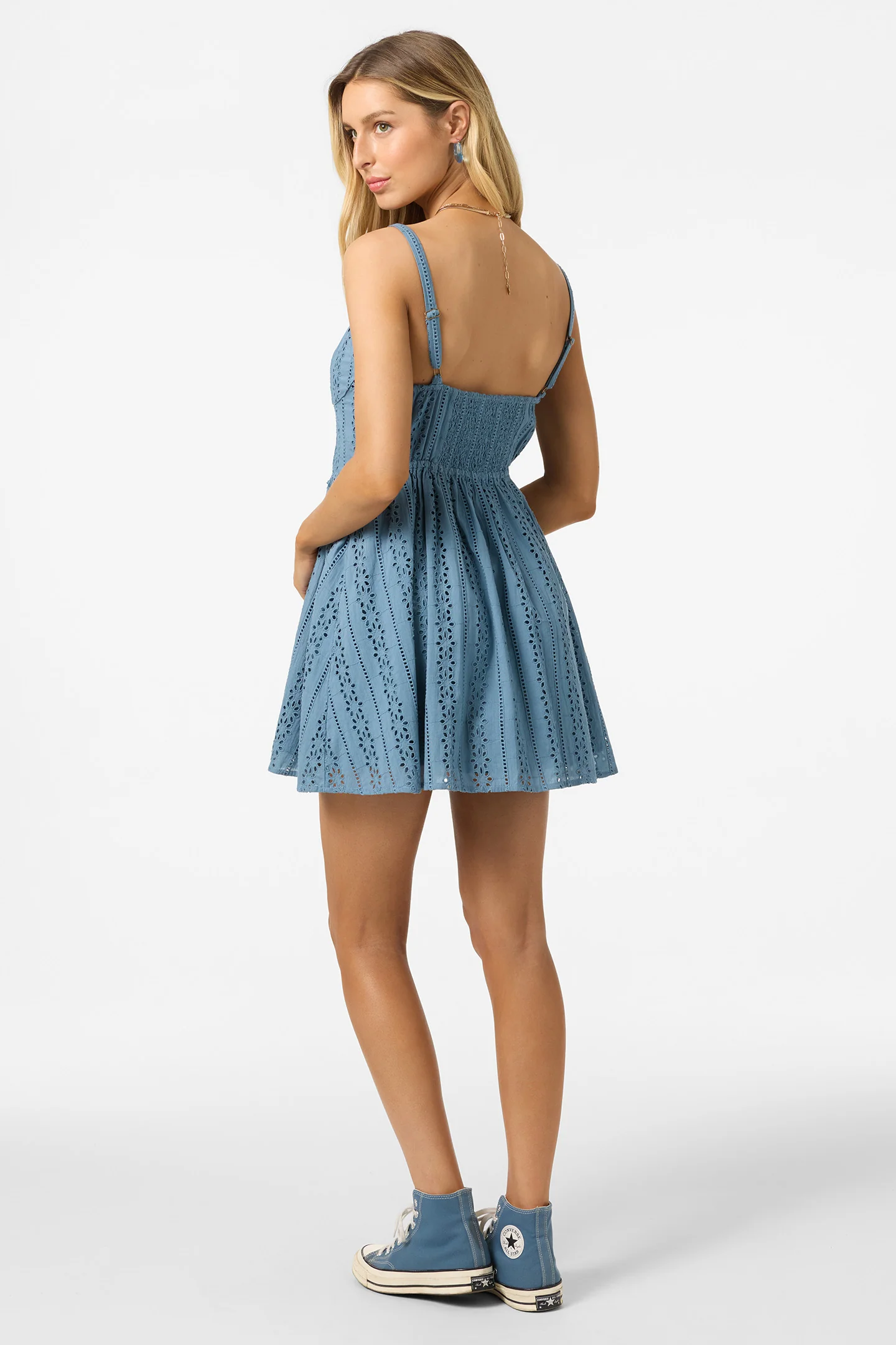 CAMDEN EMBORIDERED MINI DRESS - Image 7