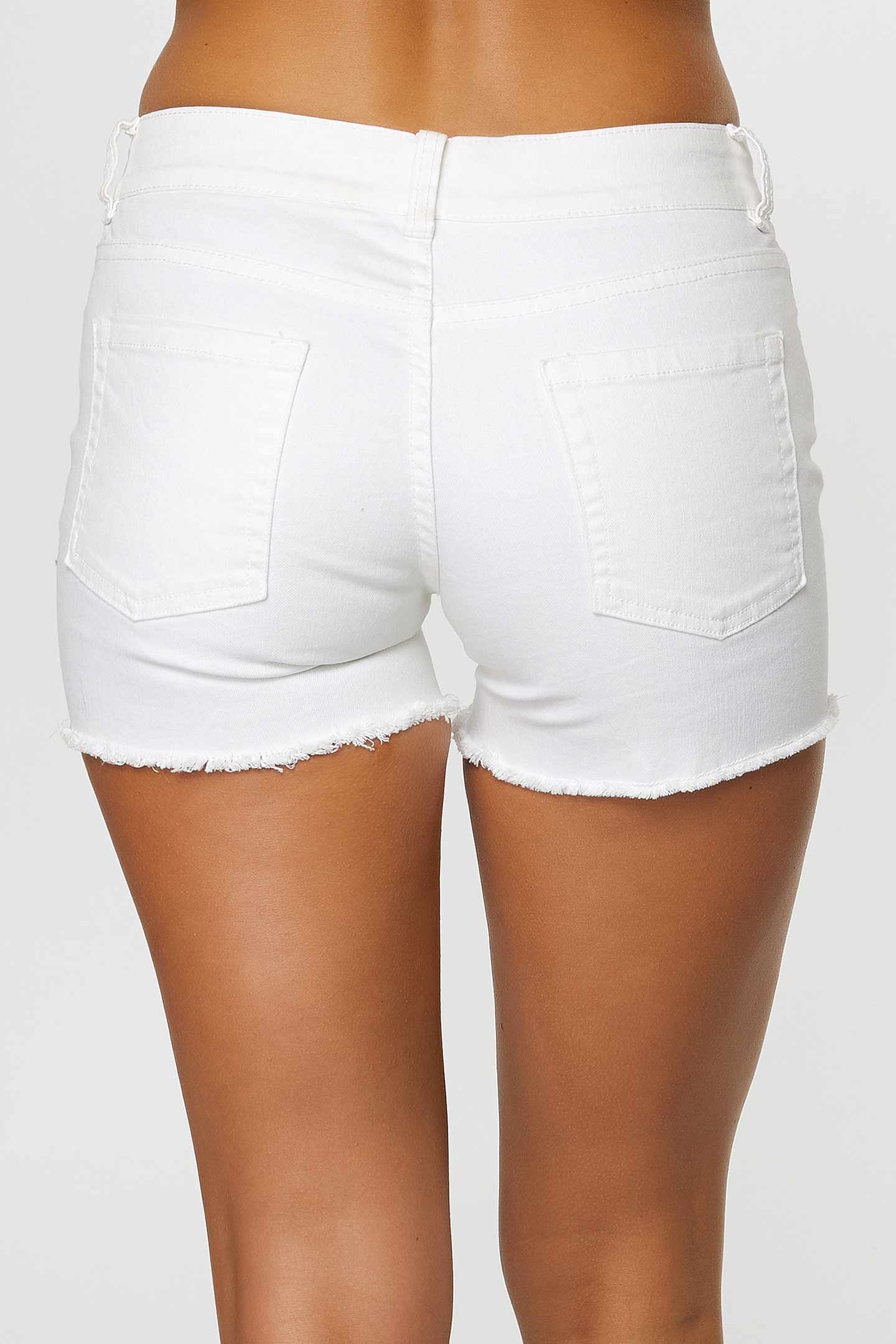 CODY WHITE DENIM SHORT - Image 6