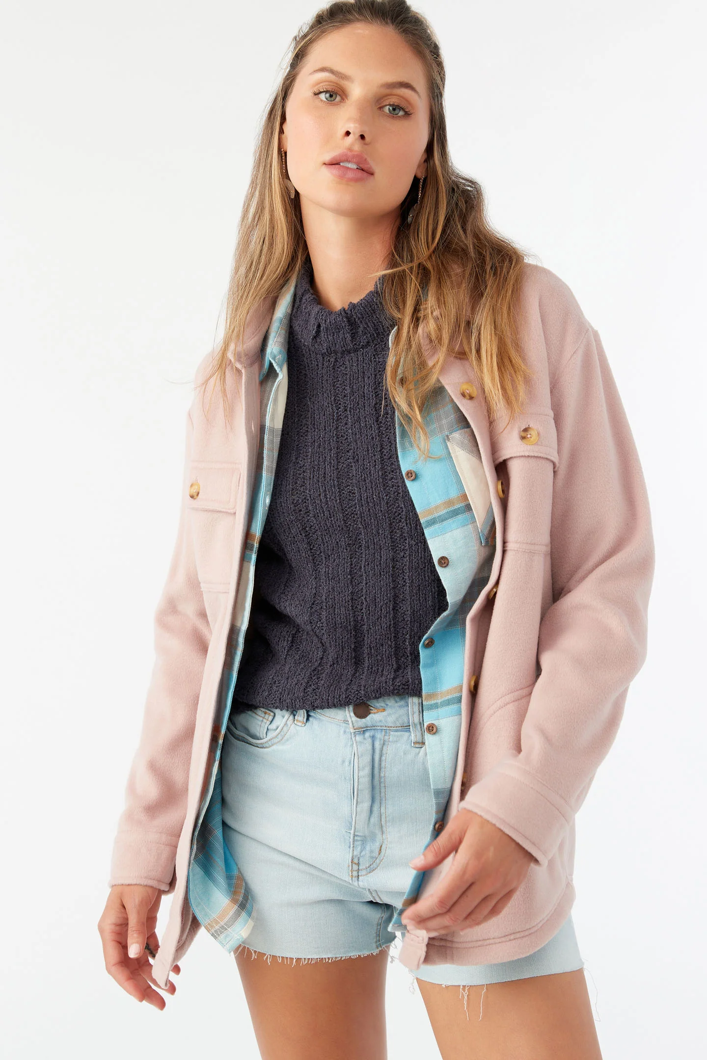 COLLINS SOLID FLEECE TOP - Image 2