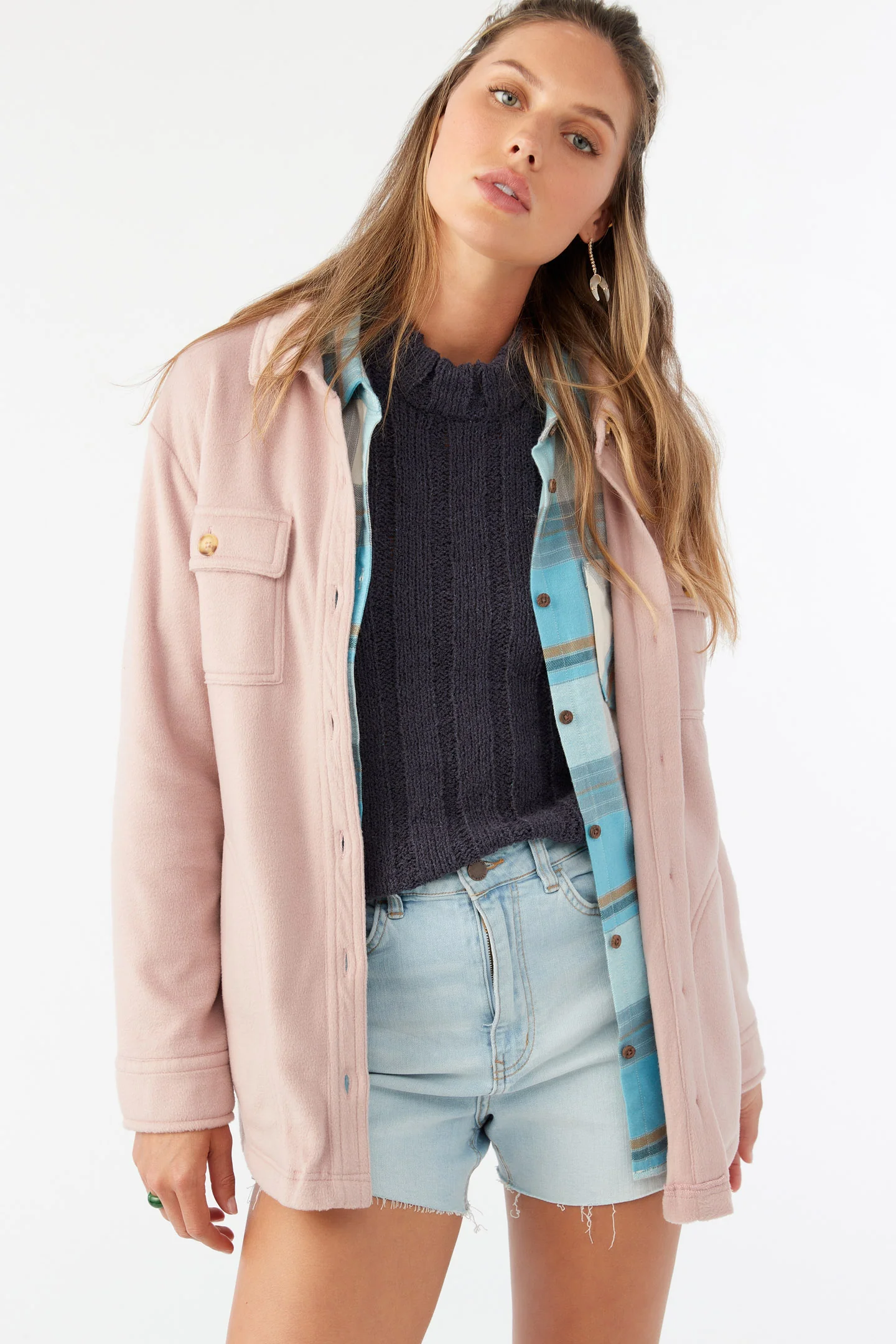 COLLINS SOLID FLEECE TOP - Image 3
