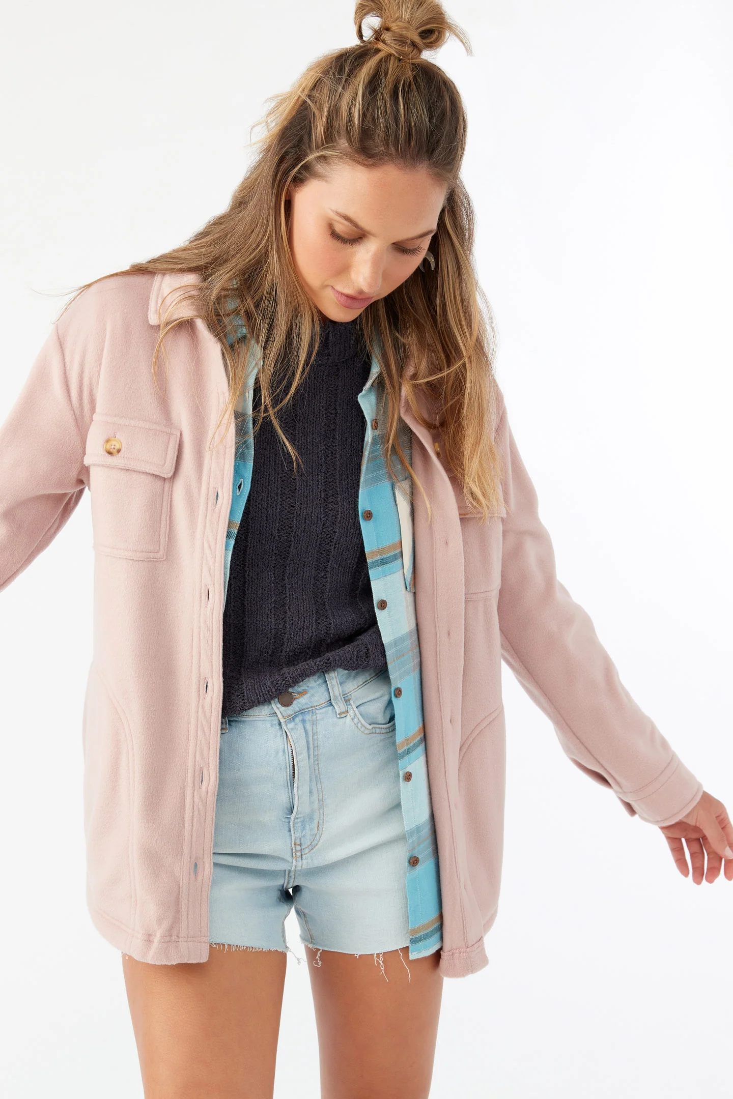 COLLINS SOLID FLEECE TOP - Image 4
