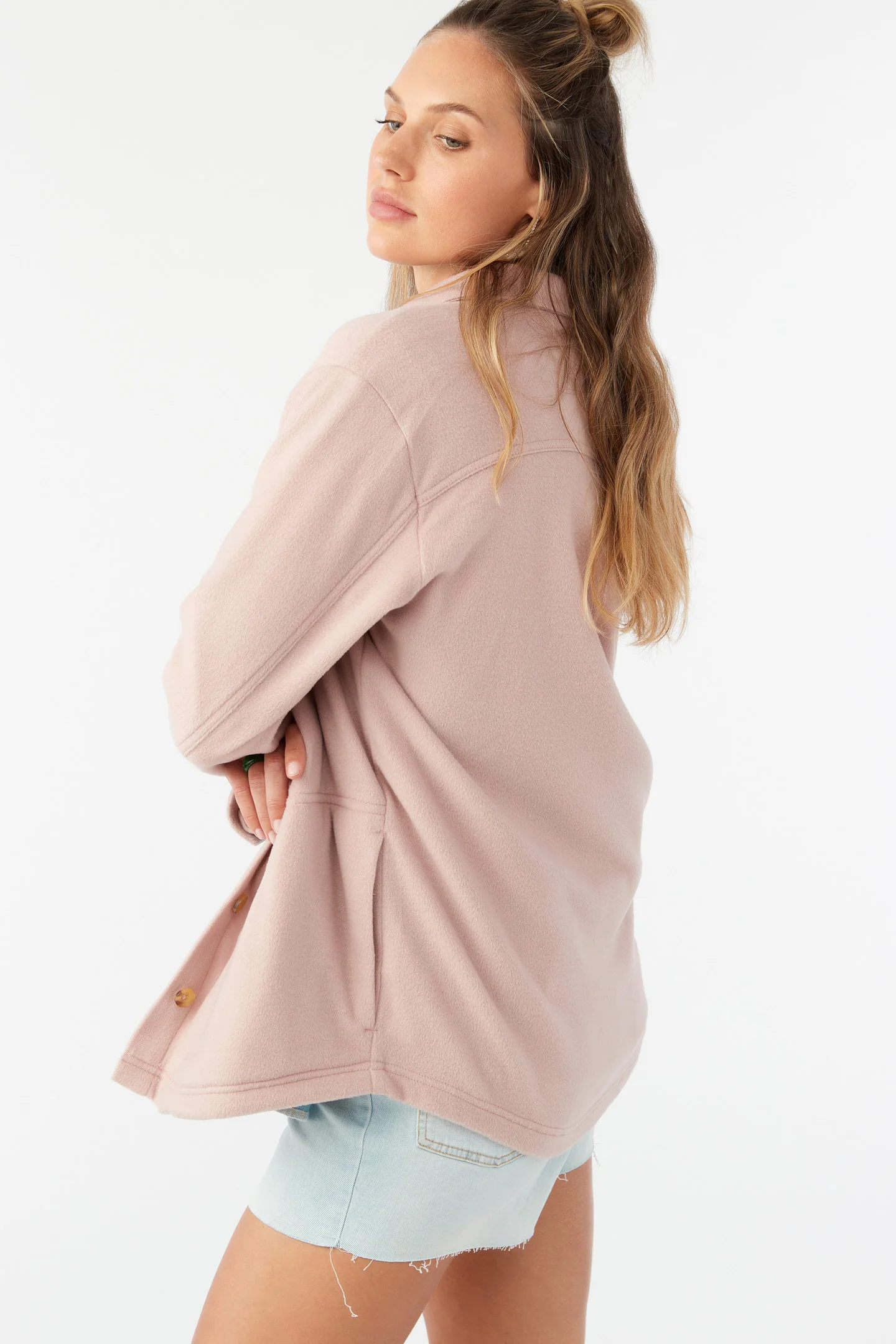 COLLINS SOLID FLEECE TOP - Image 5