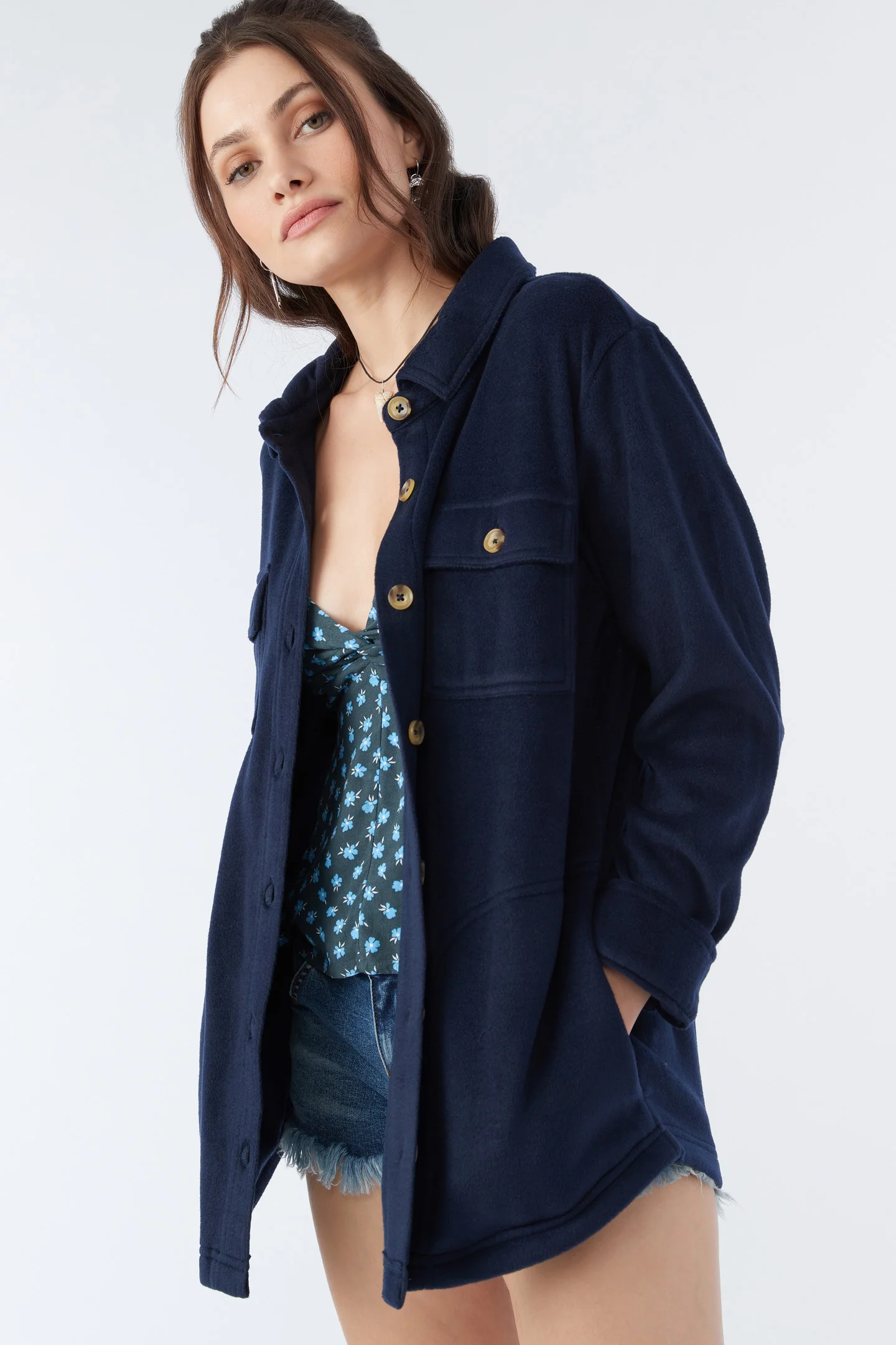COLLINS SOLID FLEECE TOP - Image 3