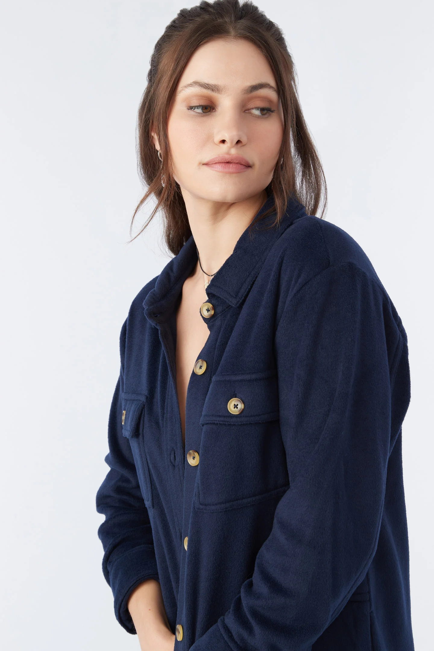 COLLINS SOLID FLEECE TOP - Image 5