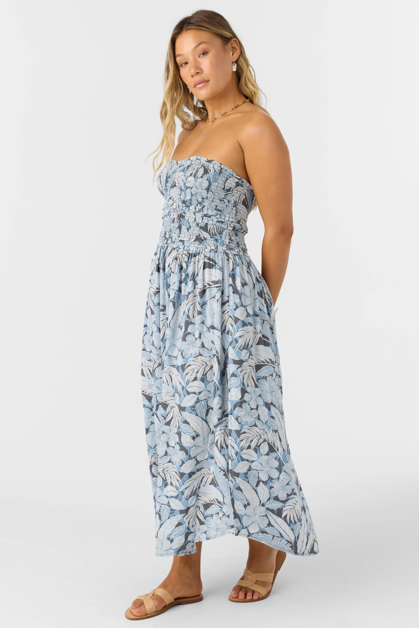 DEVYN MIDI PALMETTO FLORAL DRESS - Image 9