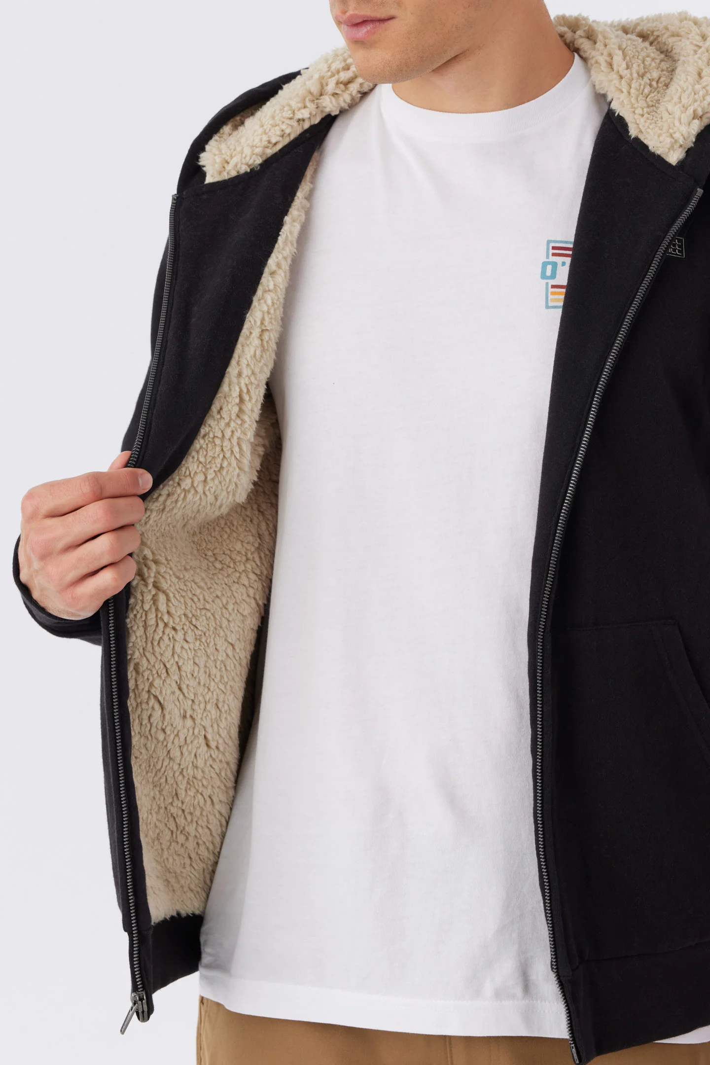 FIFTY TWO SHERPA ZIP HOODIE - Image 7