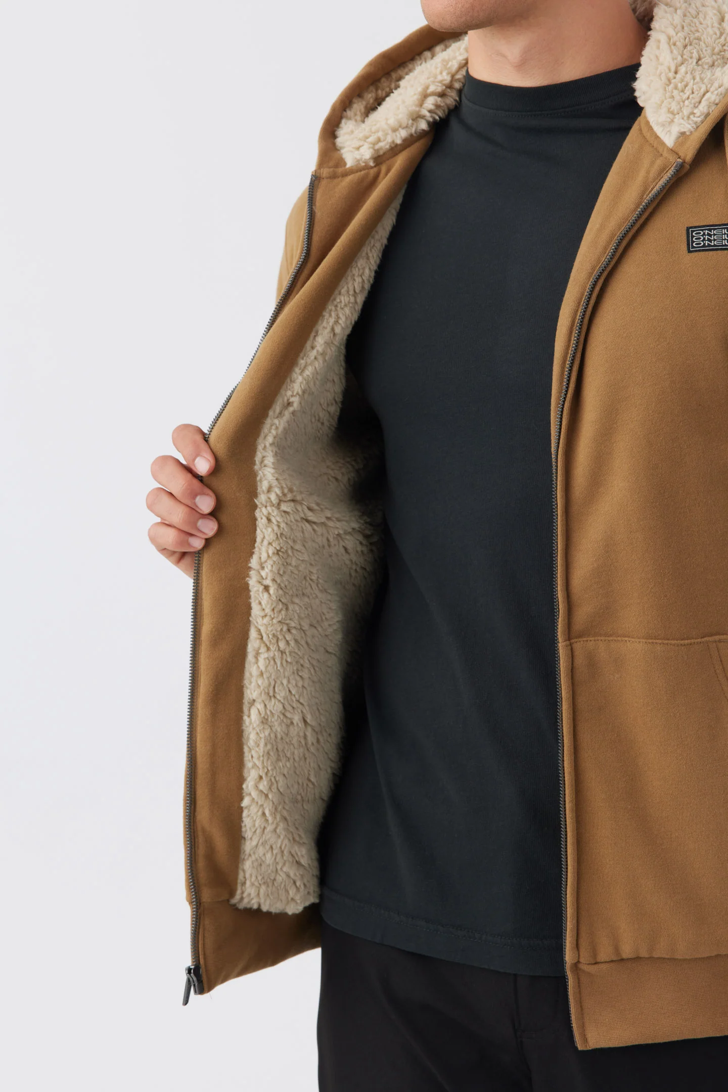 FIFTY TWO SHERPA ZIP HOODIE - Image 7