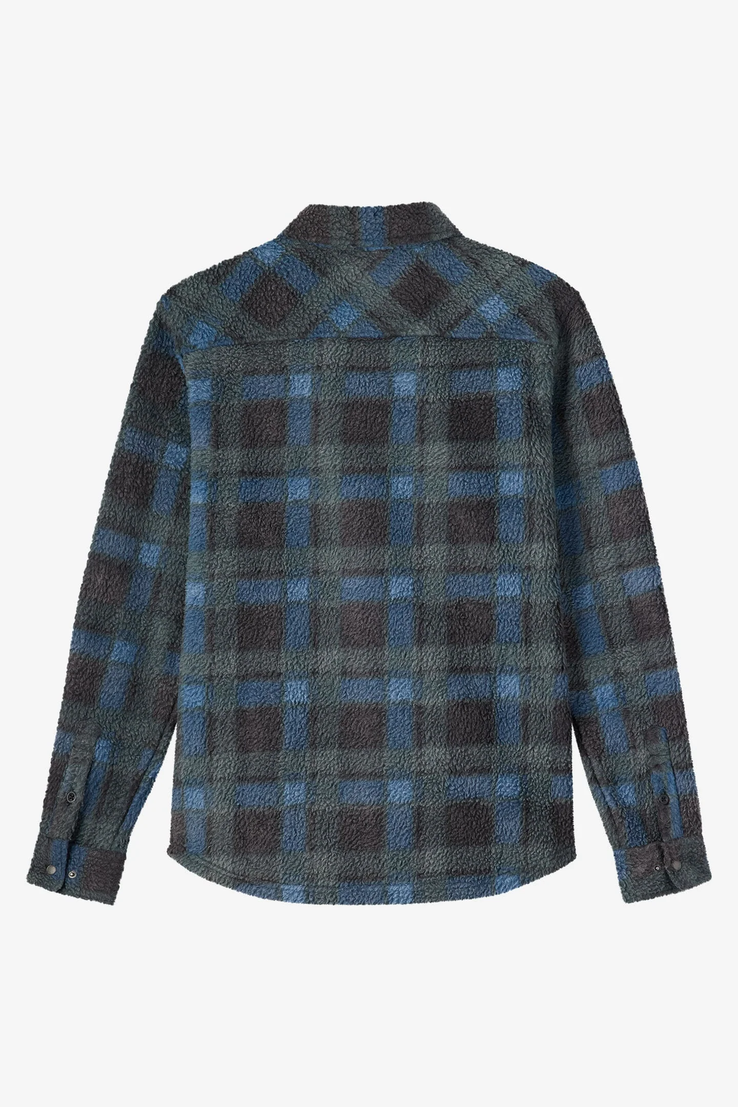 GLACIER PLAID HIGH PILE SUPERFLEECE - Image 2