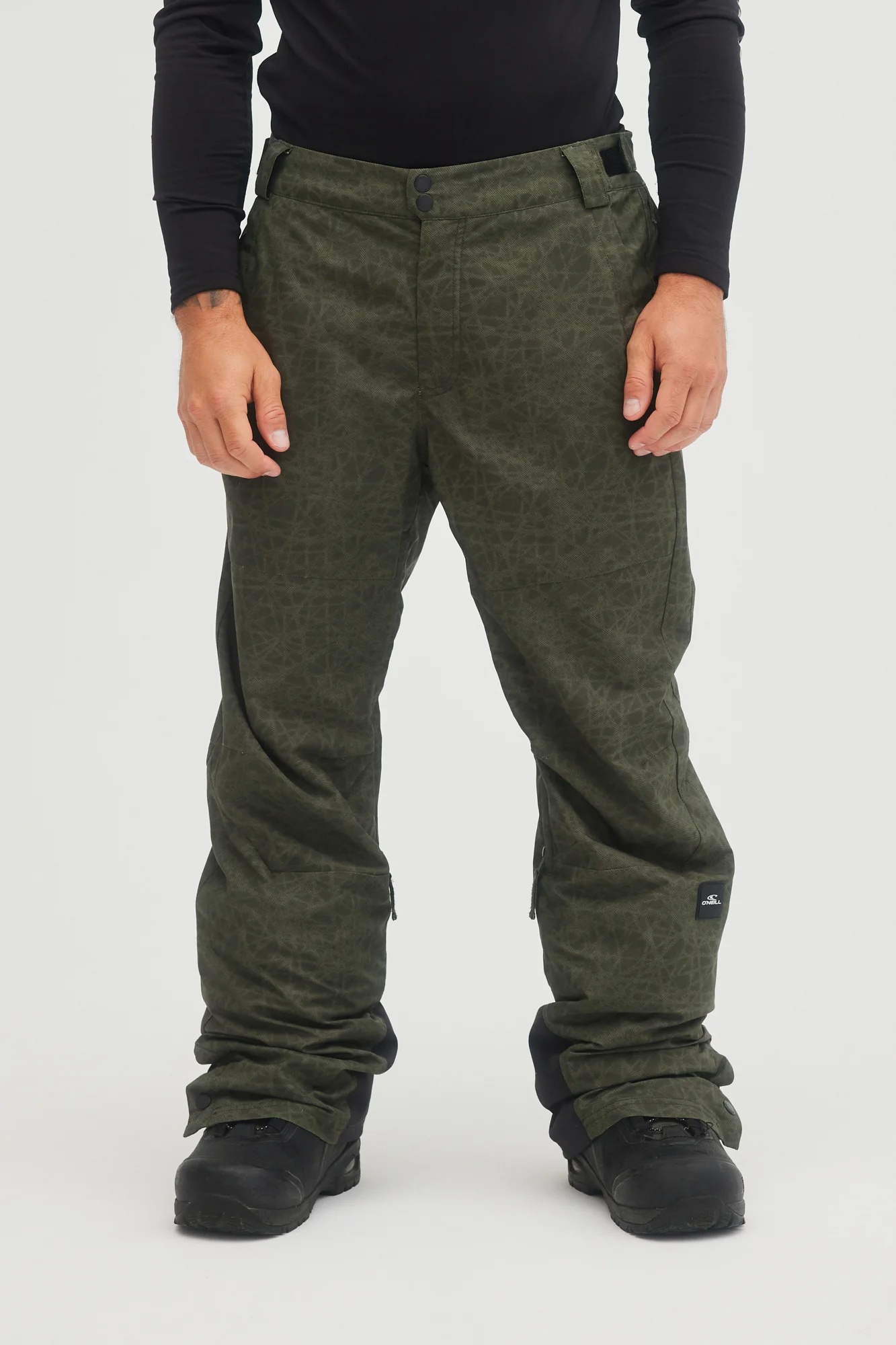 HAMMERED PRINT PANTS