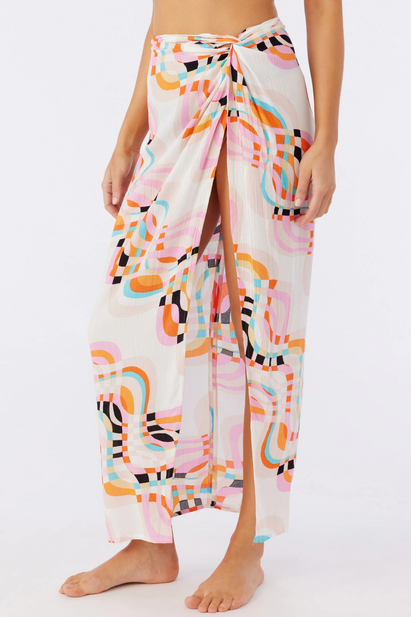HANALEI PRINTED COVERUP SKIRT - Image 2