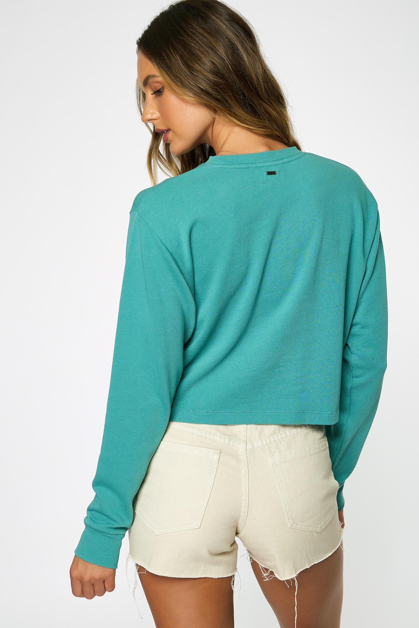 WOMEN OF THE WAVE INLET CROP PULLOVER - Image 5