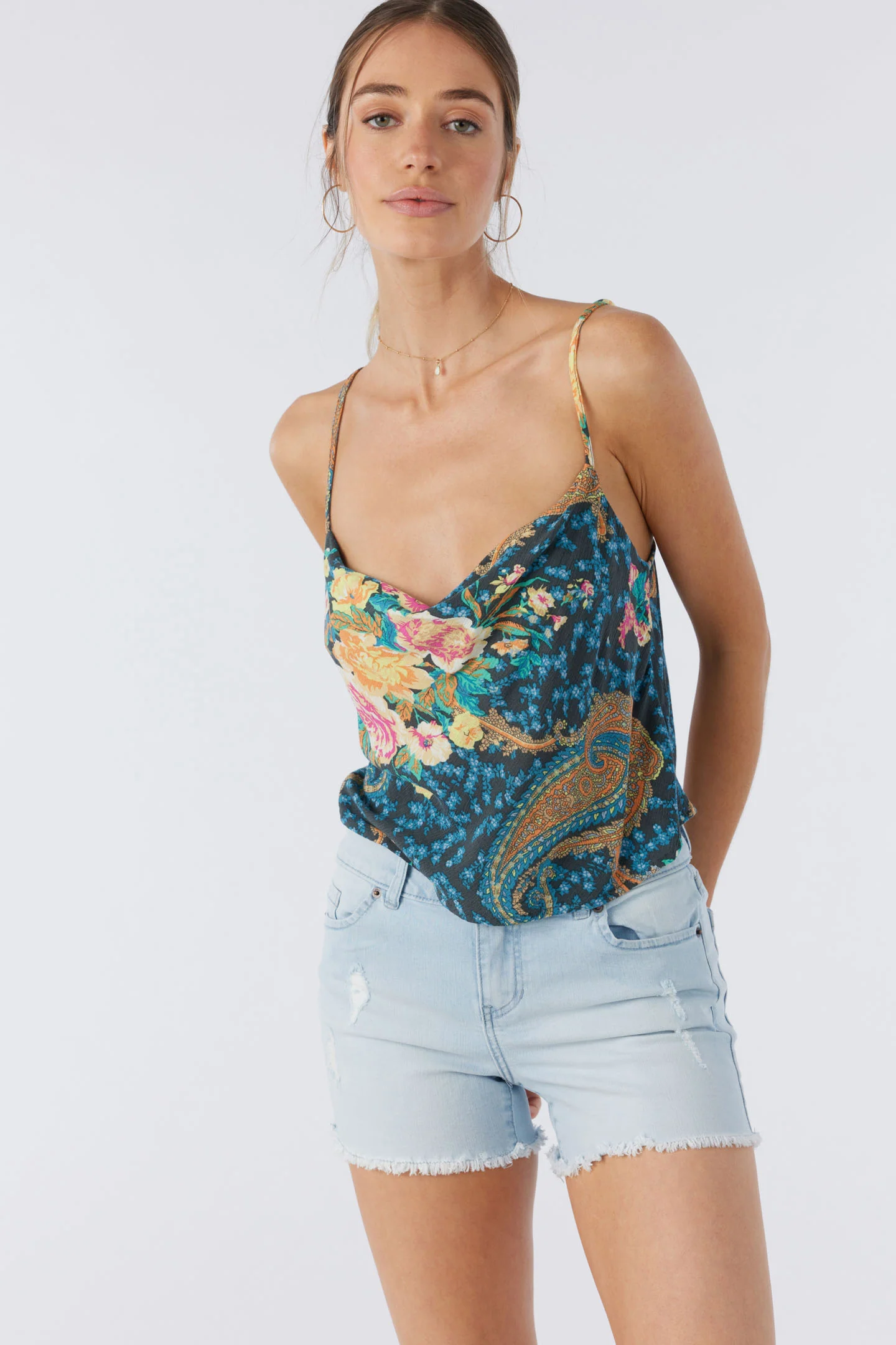 JUDY TANK FLORAL WOVEN - Image 3