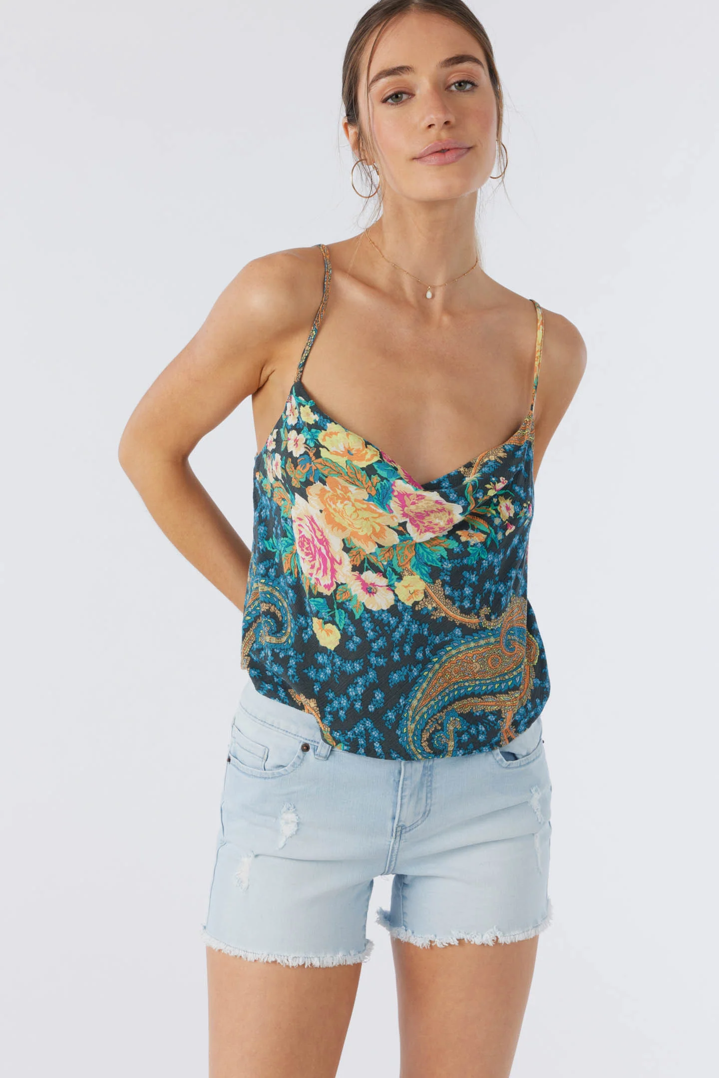 JUDY TANK FLORAL WOVEN - Image 4