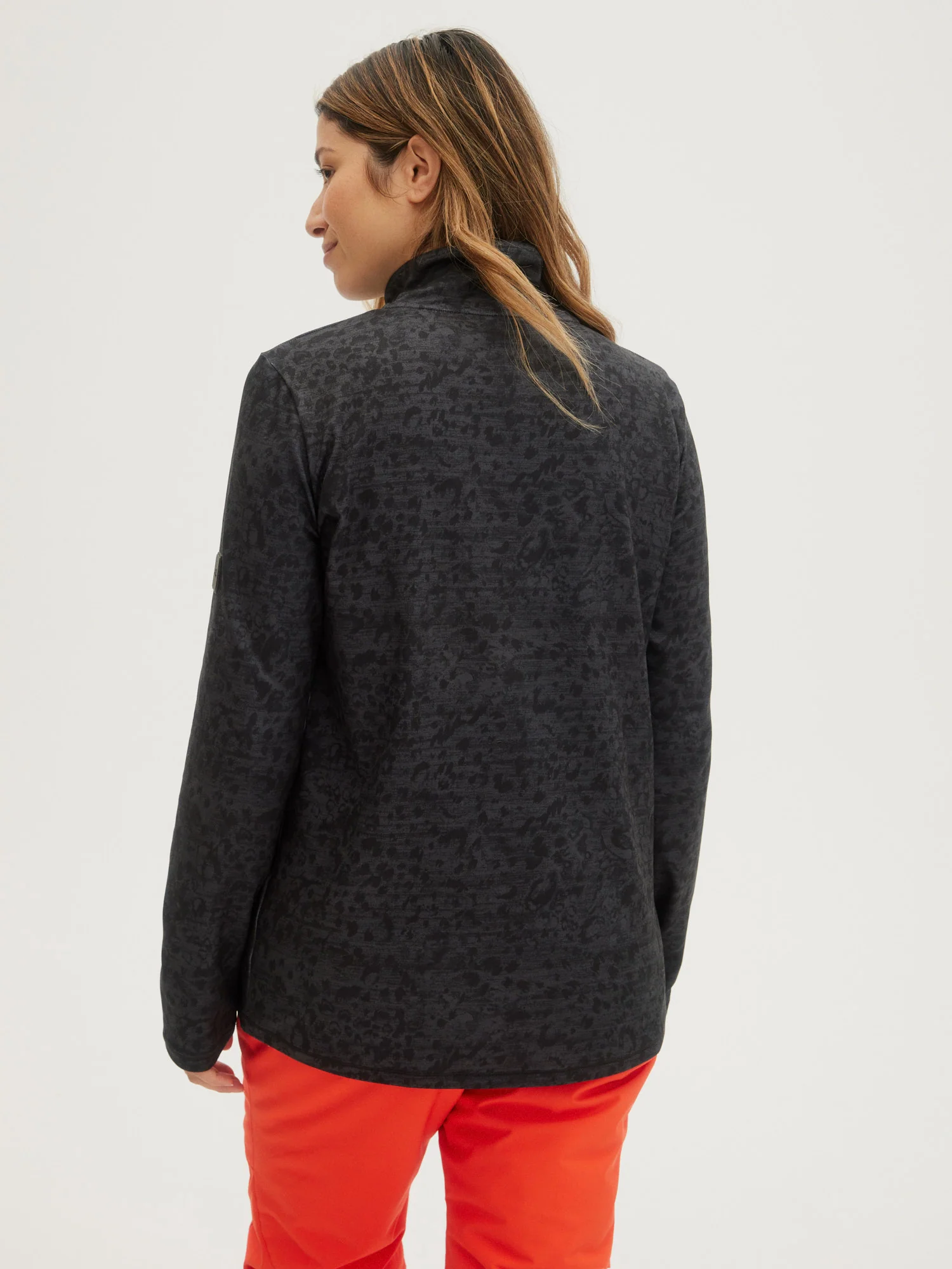 LADIES CLIME PRINTED FLEECE HALF ZIP - Image 3