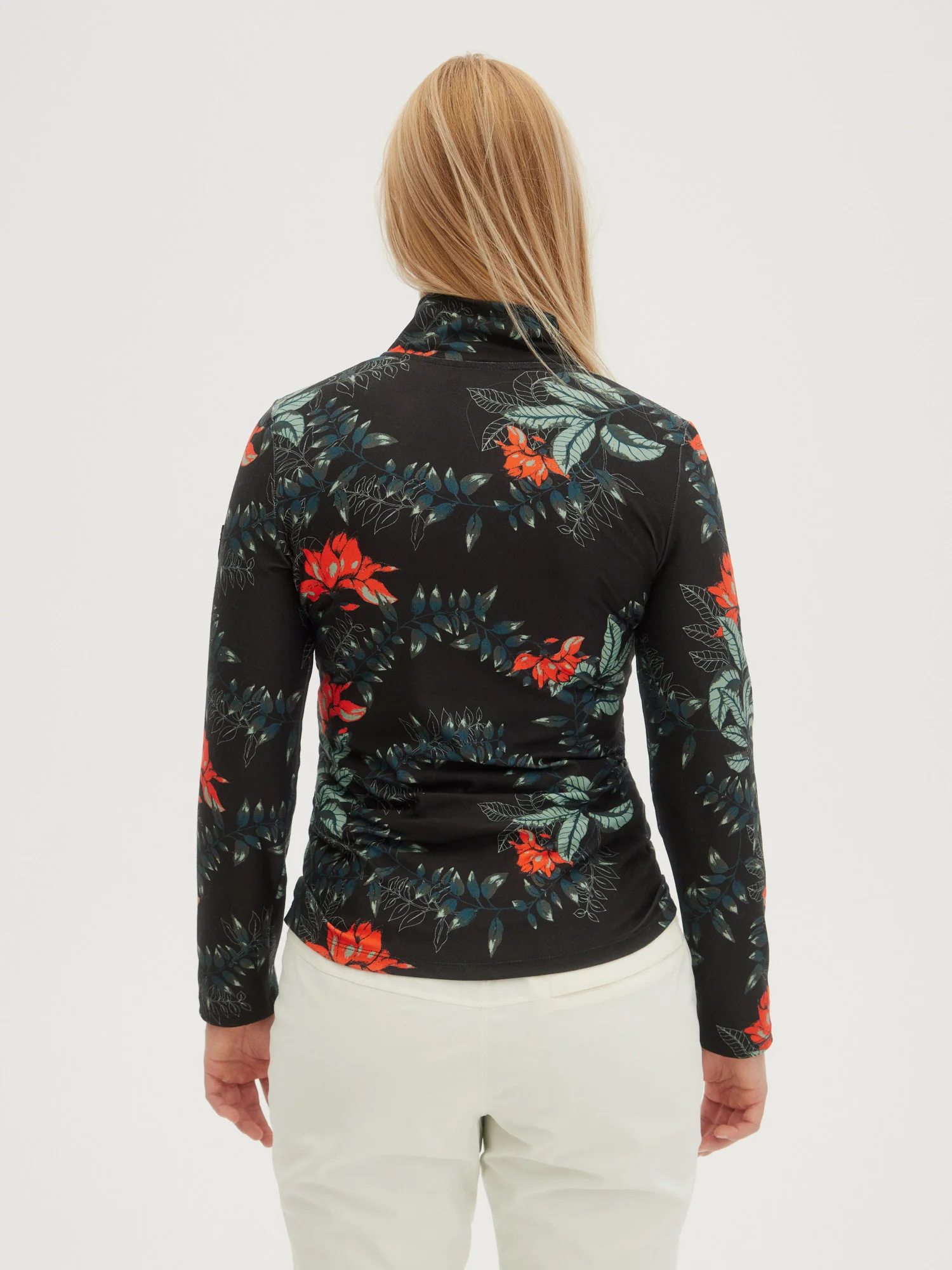 LADIES CLIME PRINTED FLEECE HALF ZIP - Image 3