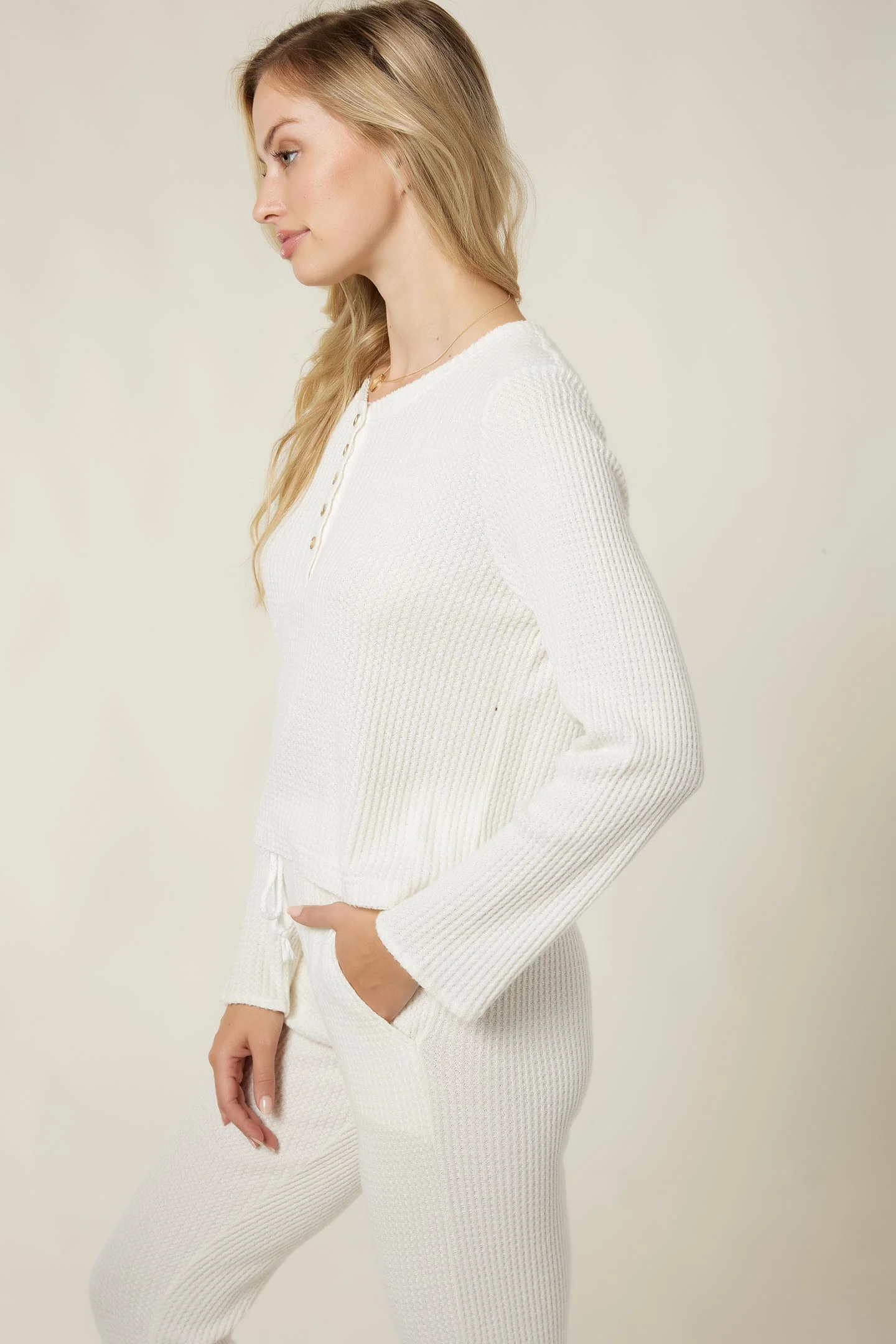 LADIES COASTAL HENLEY TOP - Image 5