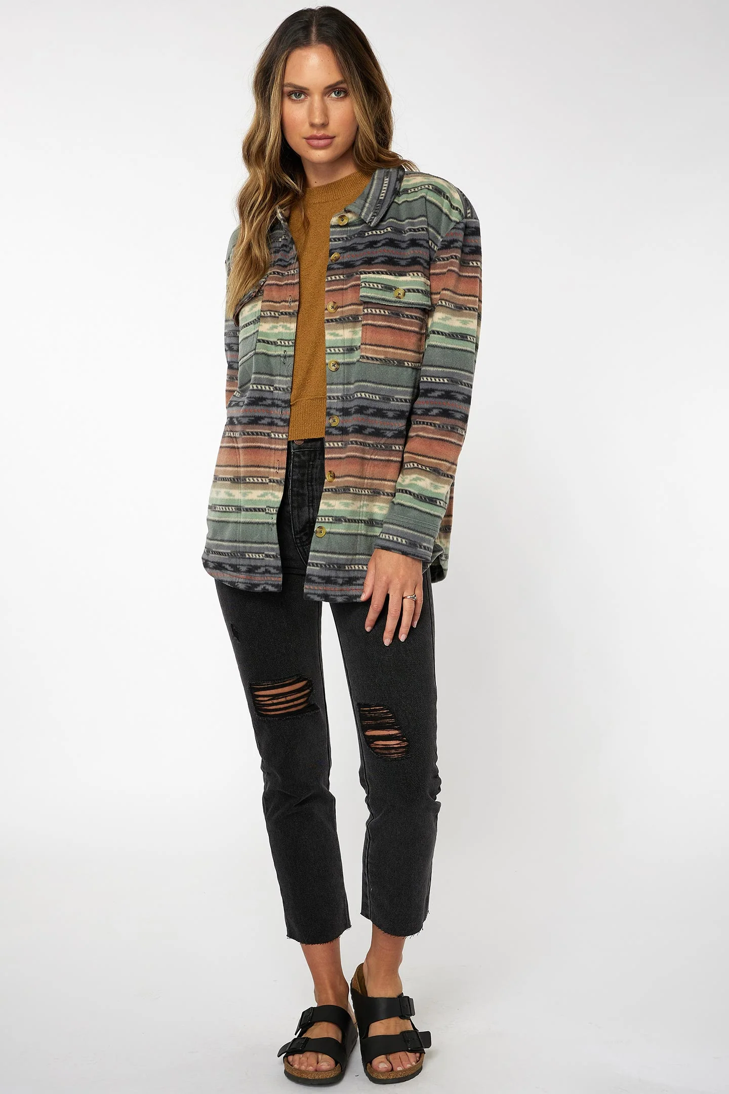LADIES COLLINS SUPERFLEECE FLANNEL TOP - Image 7