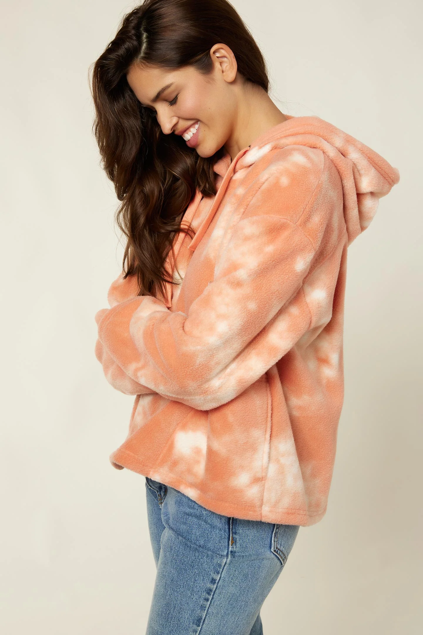 LADIES HAMPTON SUPERSHERPA PULLOVER HOODIE - Image 3