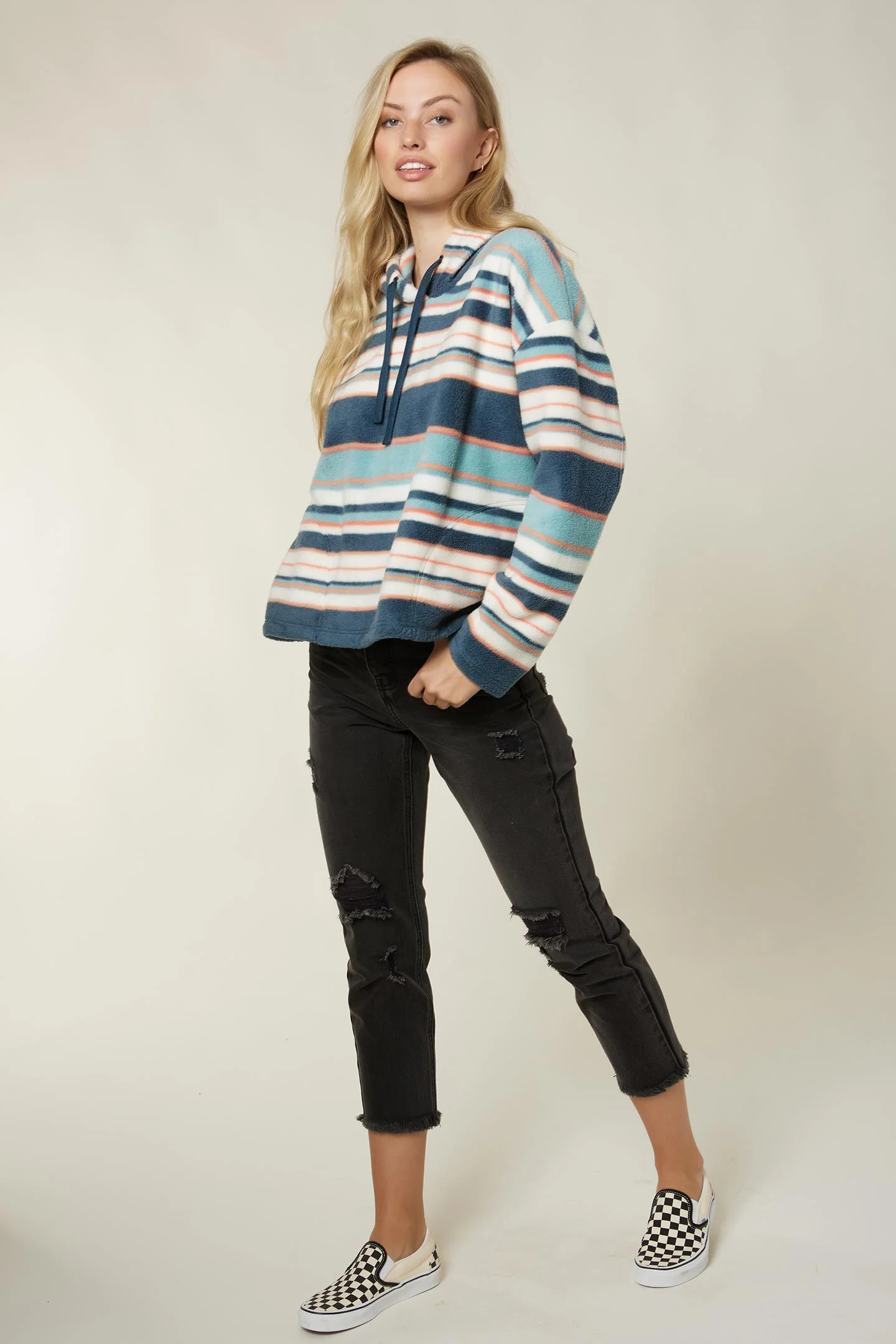 LADIES HAMPTON SUPERSHERPA PULLOVER HOODIE - Image 7