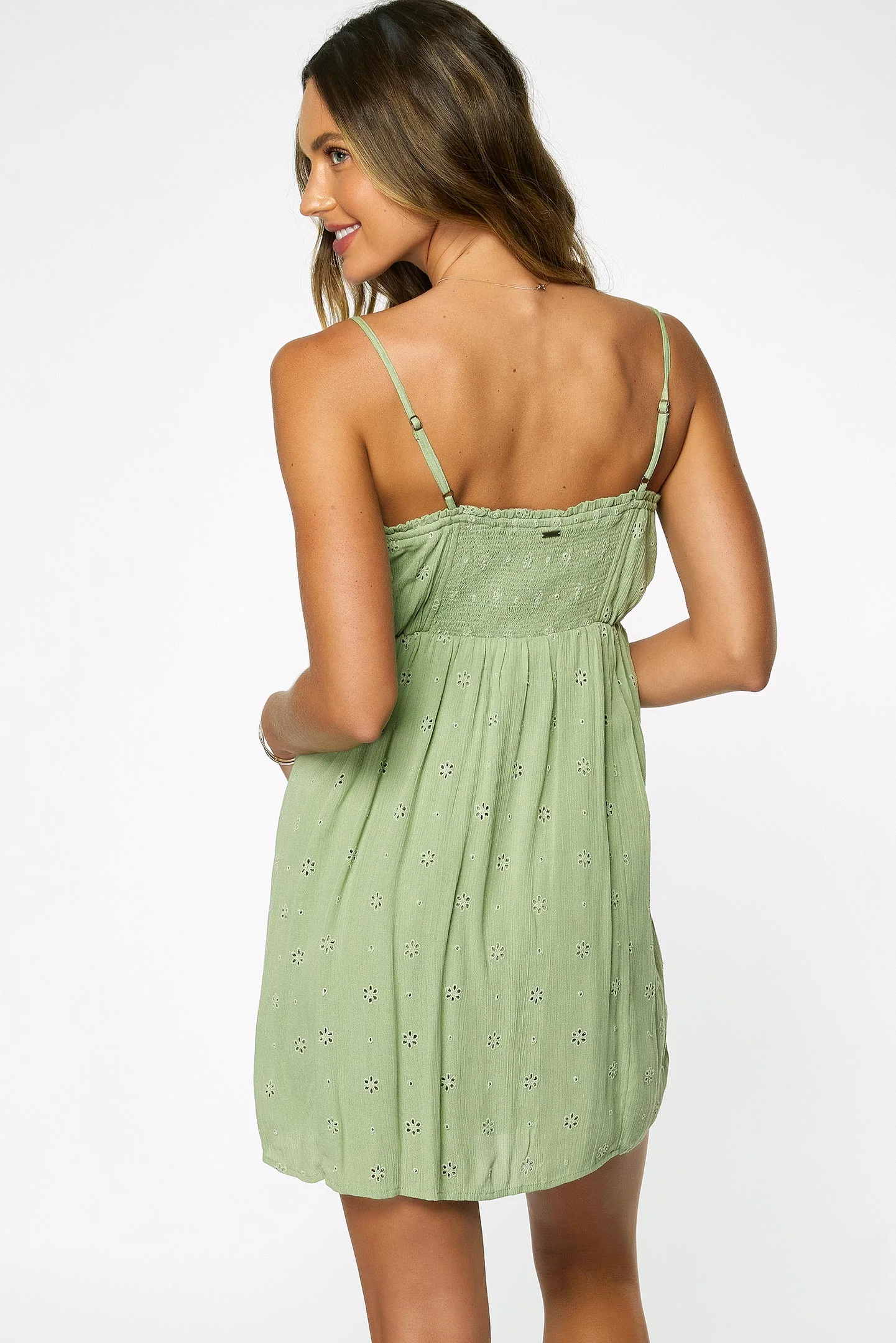 LADIES KALINE EYELET DRESS - Image 2