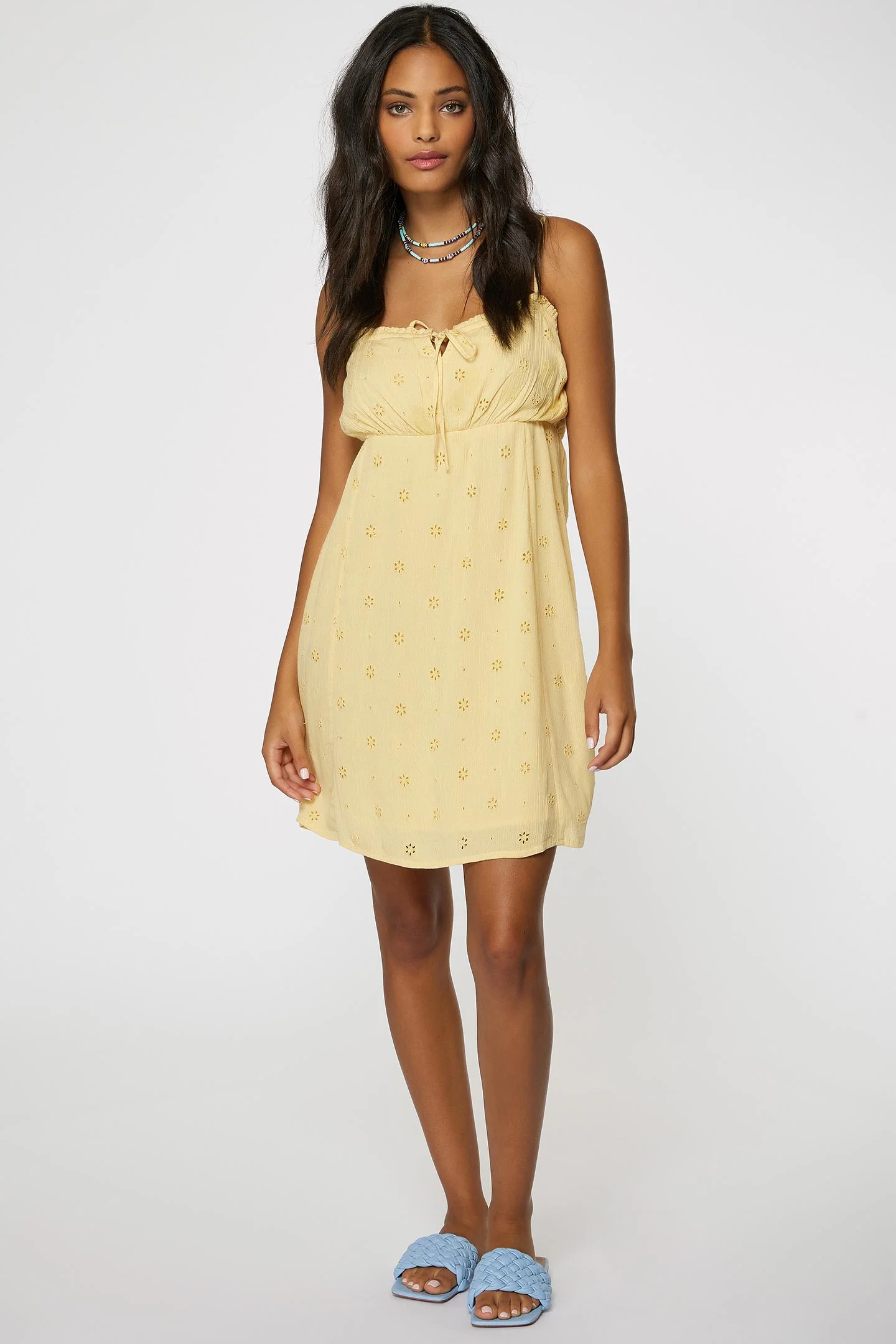 LADIES KALINE EYELET DRESS - Image 7