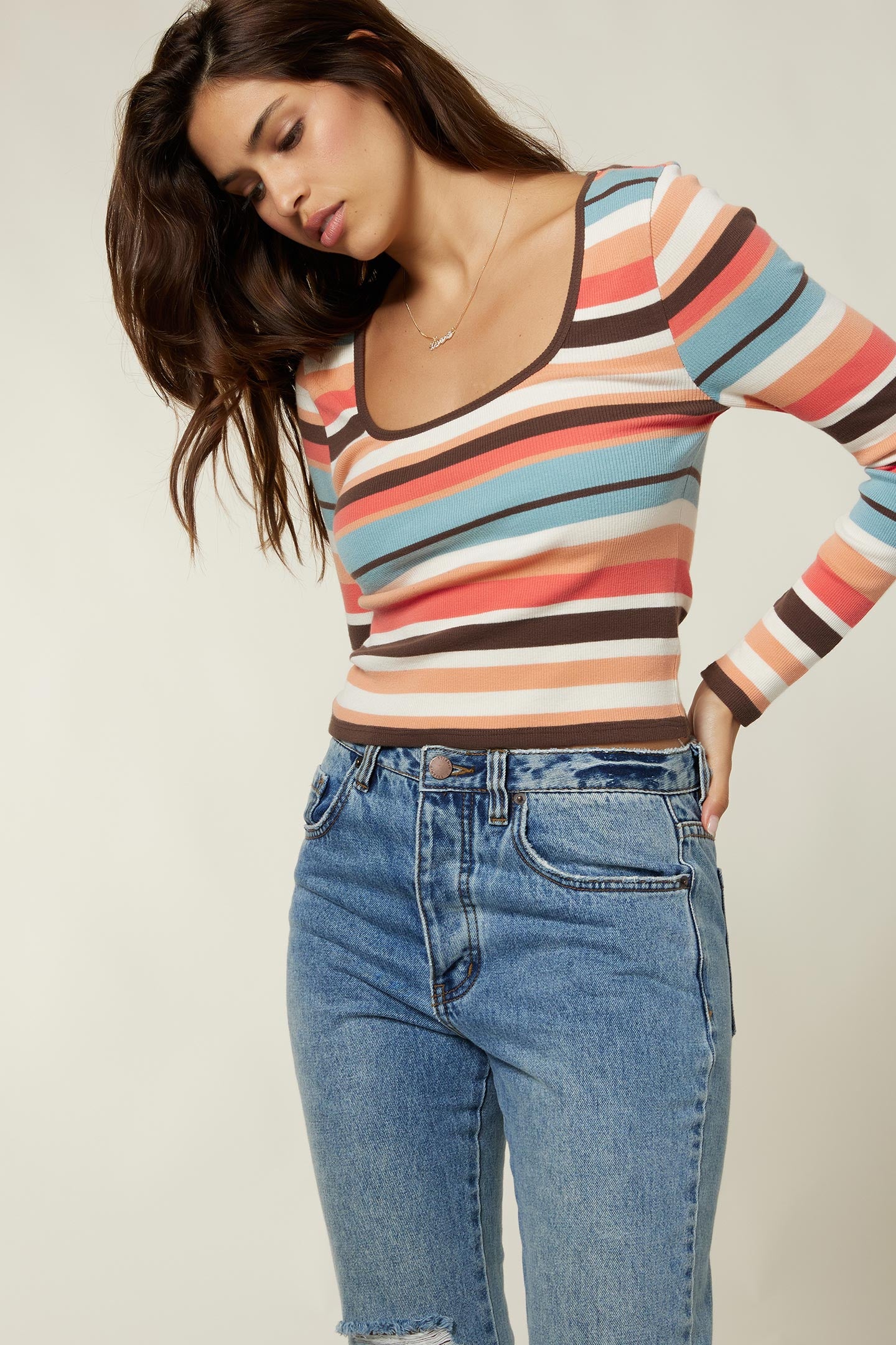 LADIES LIAM LONG SLEEVE TOP - Image 3