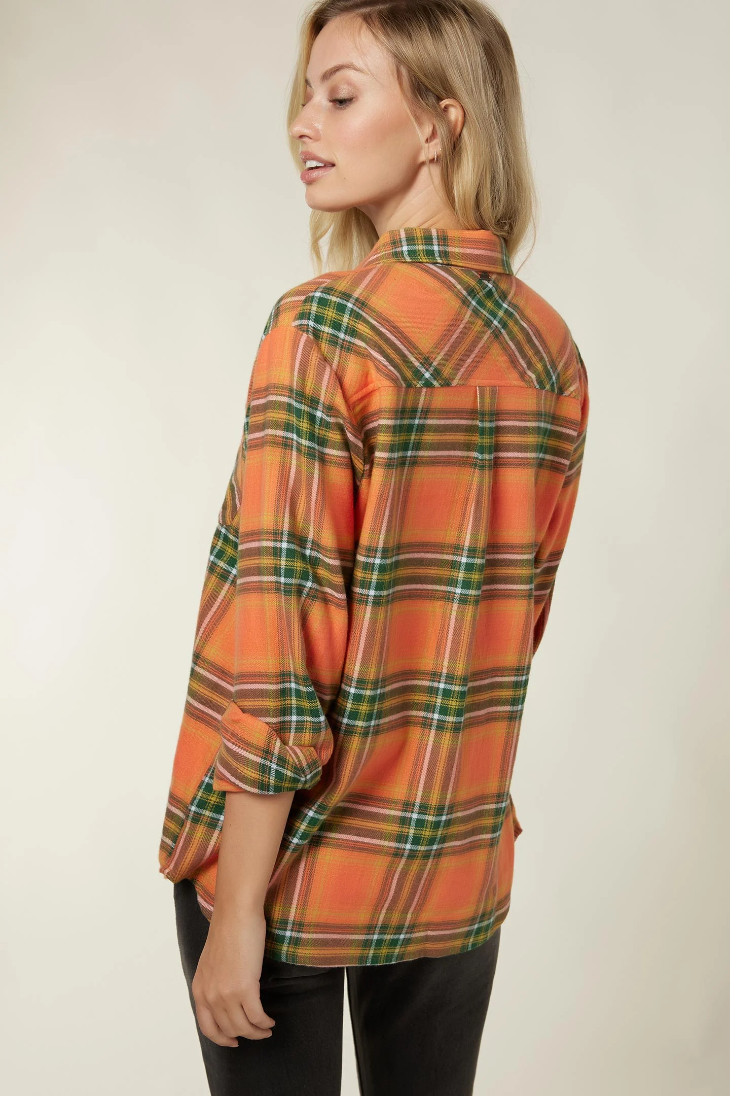 LADIES LOGAN FLANNEL TOP - Image 2