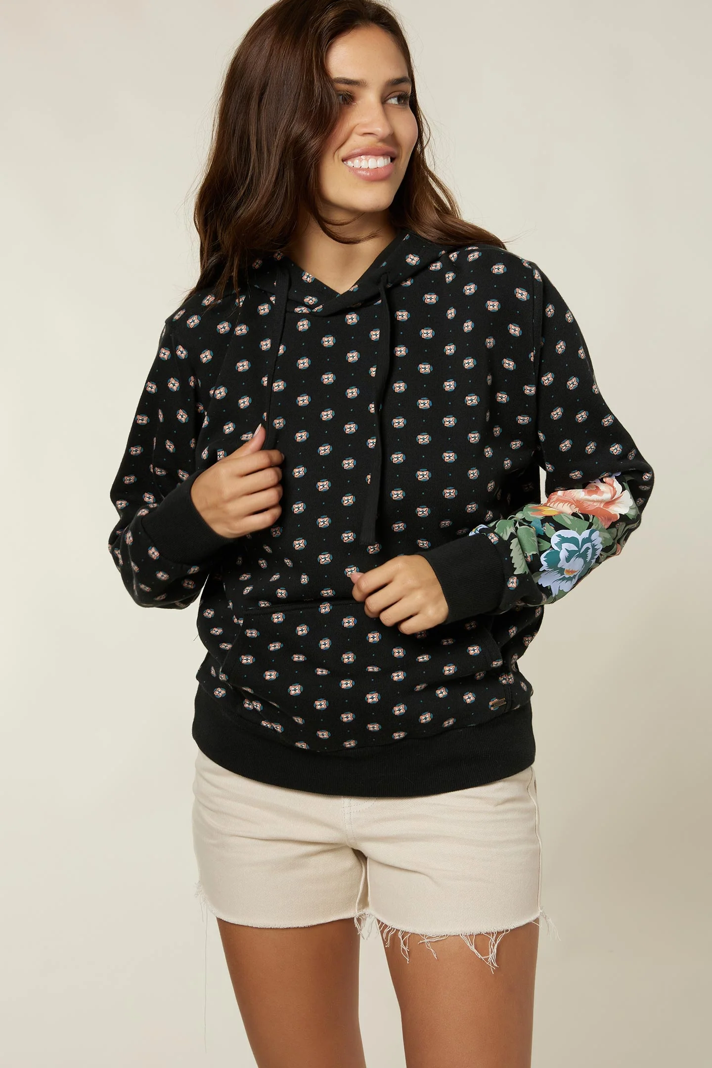 LADIES OFFSHORE PRINTED PULLOVER HOODIE - Image 5