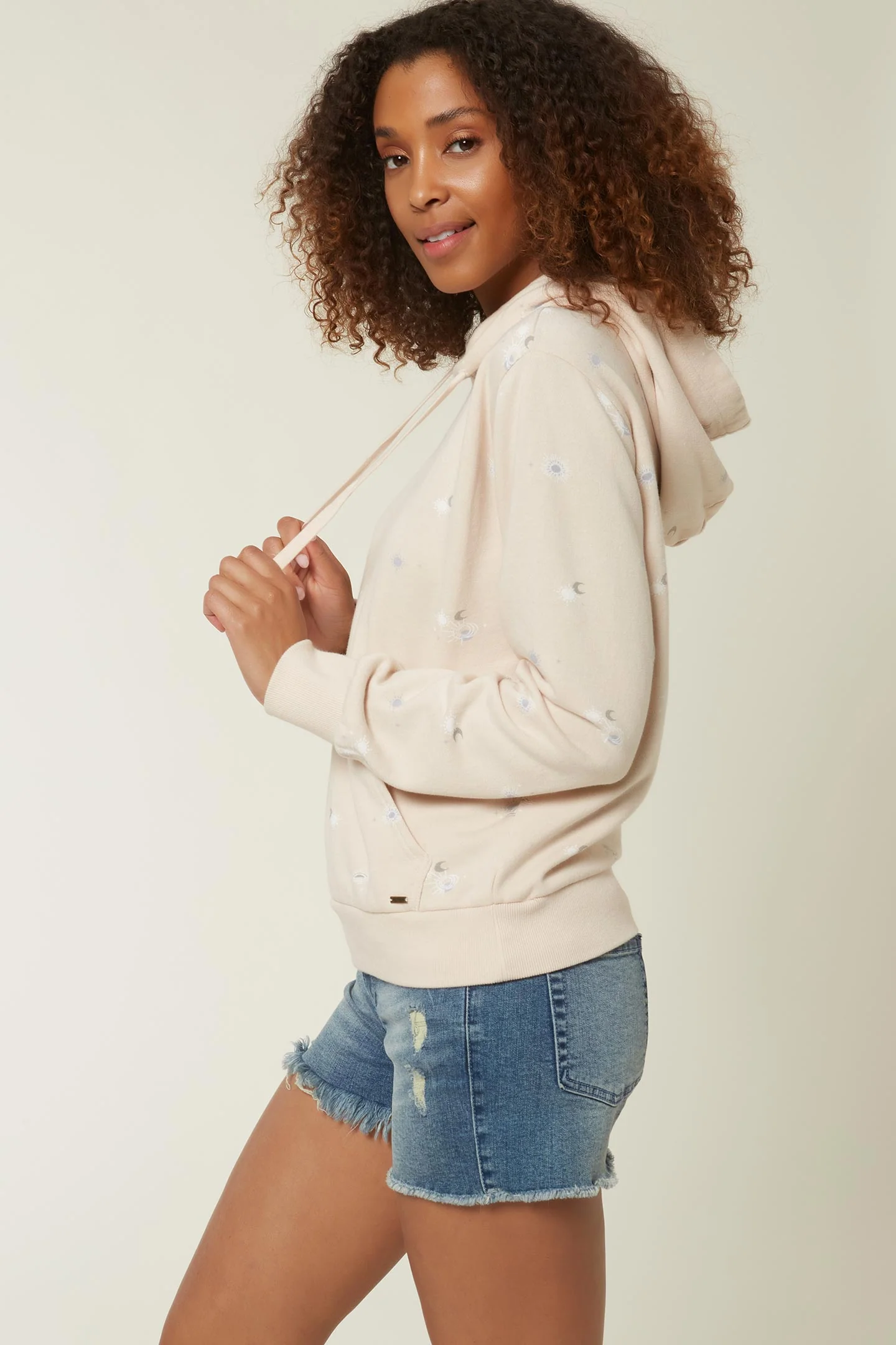 LADIES OFFSHORE PRINTED PULLOVER HOODIE - Image 3