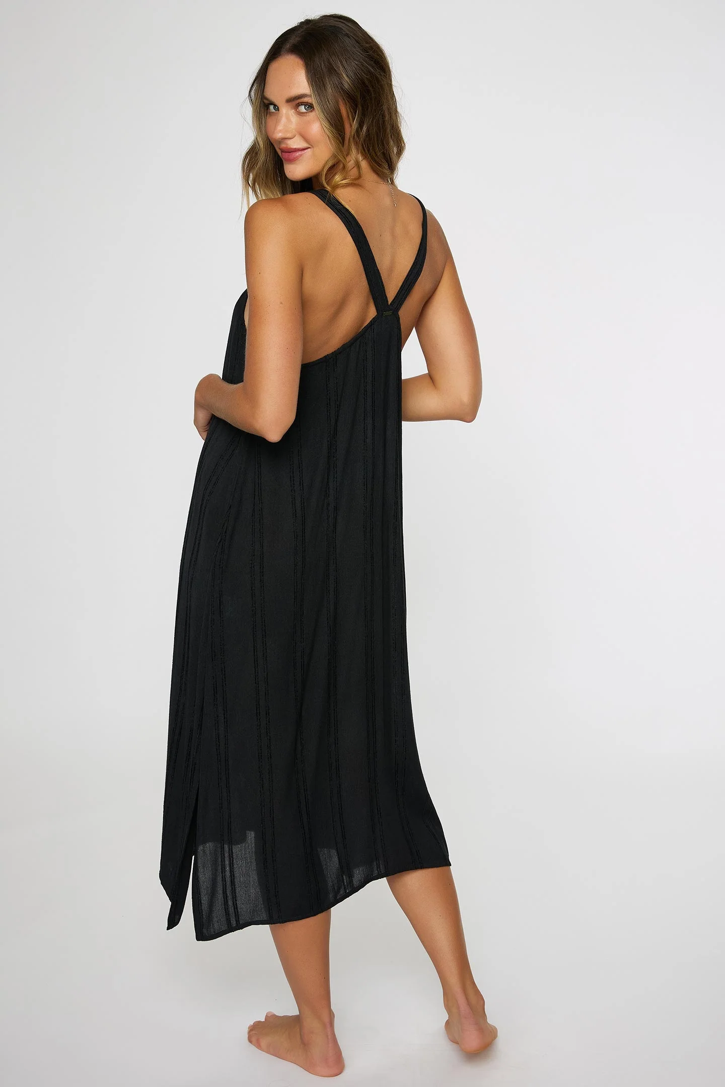 LADIES SALTWATER SOLIDS MIRANDA DRESS COVERUP - Image 2