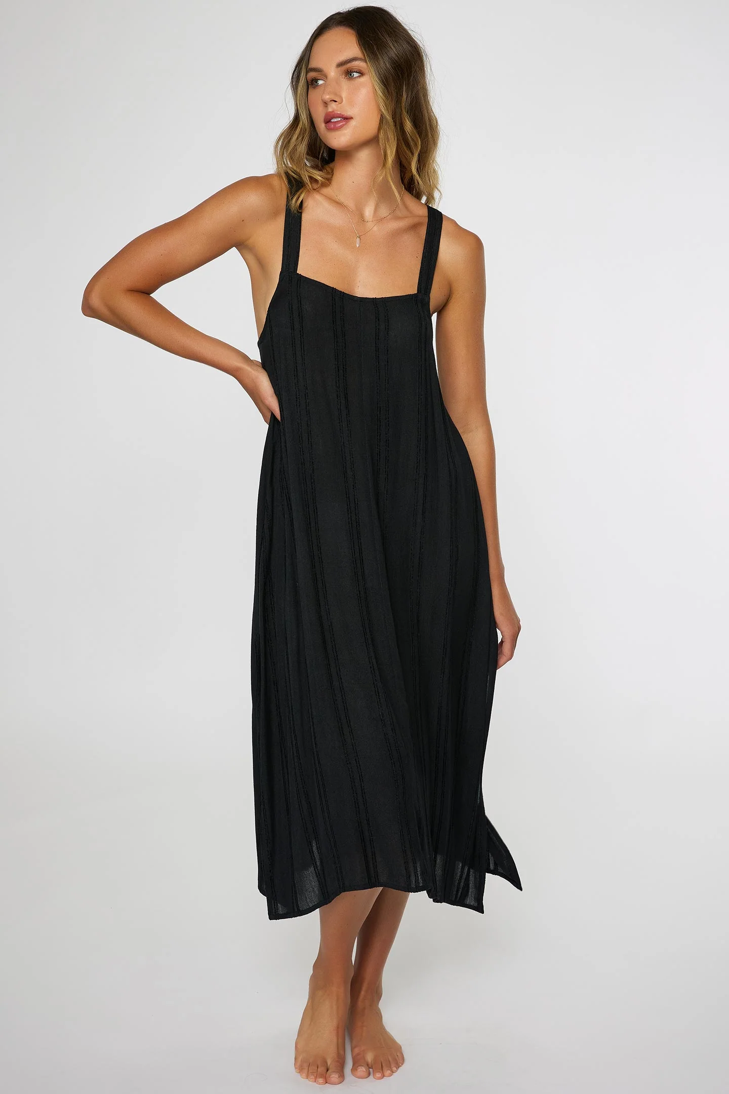 LADIES SALTWATER SOLIDS MIRANDA DRESS COVERUP - Image 3