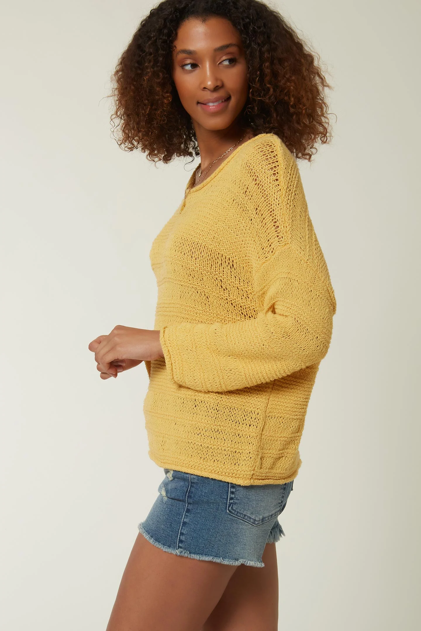 LADIES SALTY SOLID SWEATER - Image 3