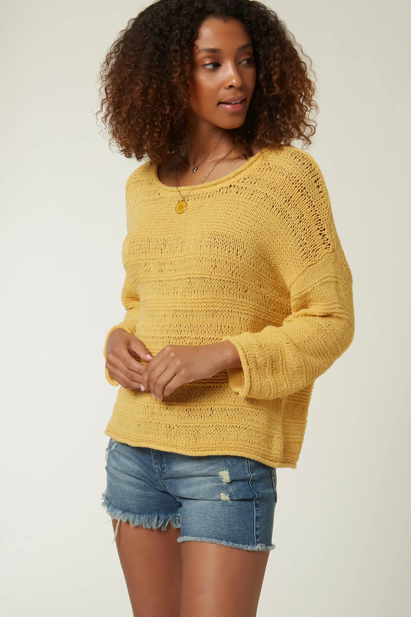LADIES SALTY SOLID SWEATER - Image 4