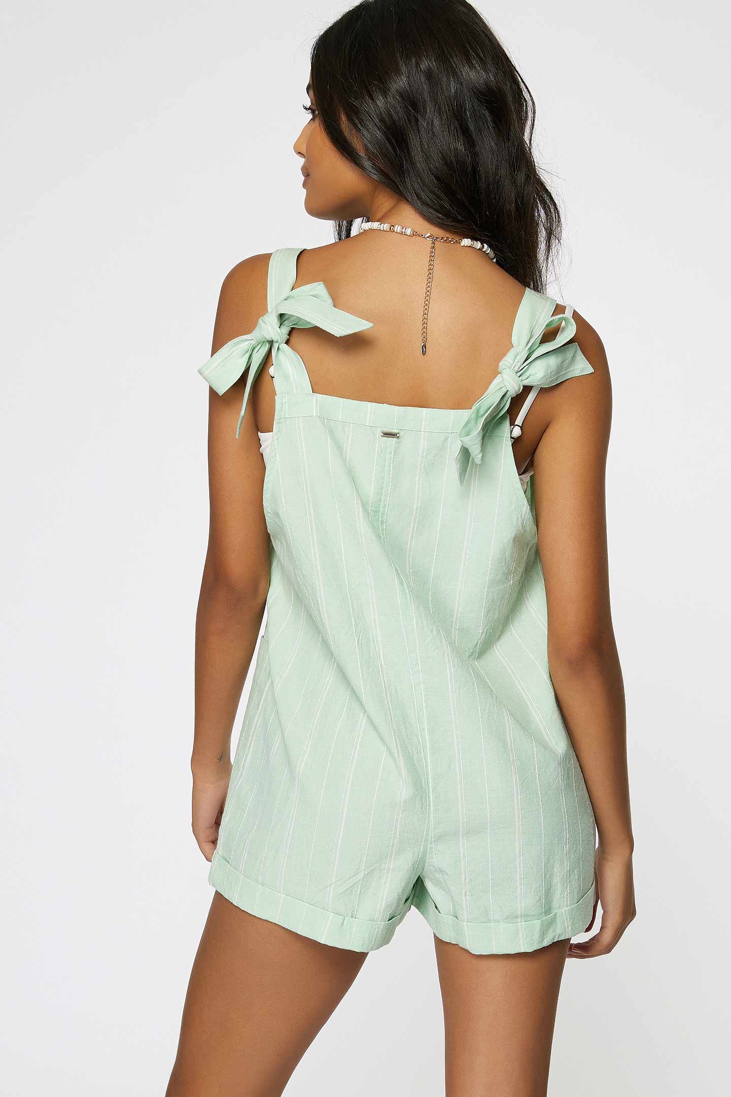 LADIES SKYLYNN STRIPE ROMPER - Image 5