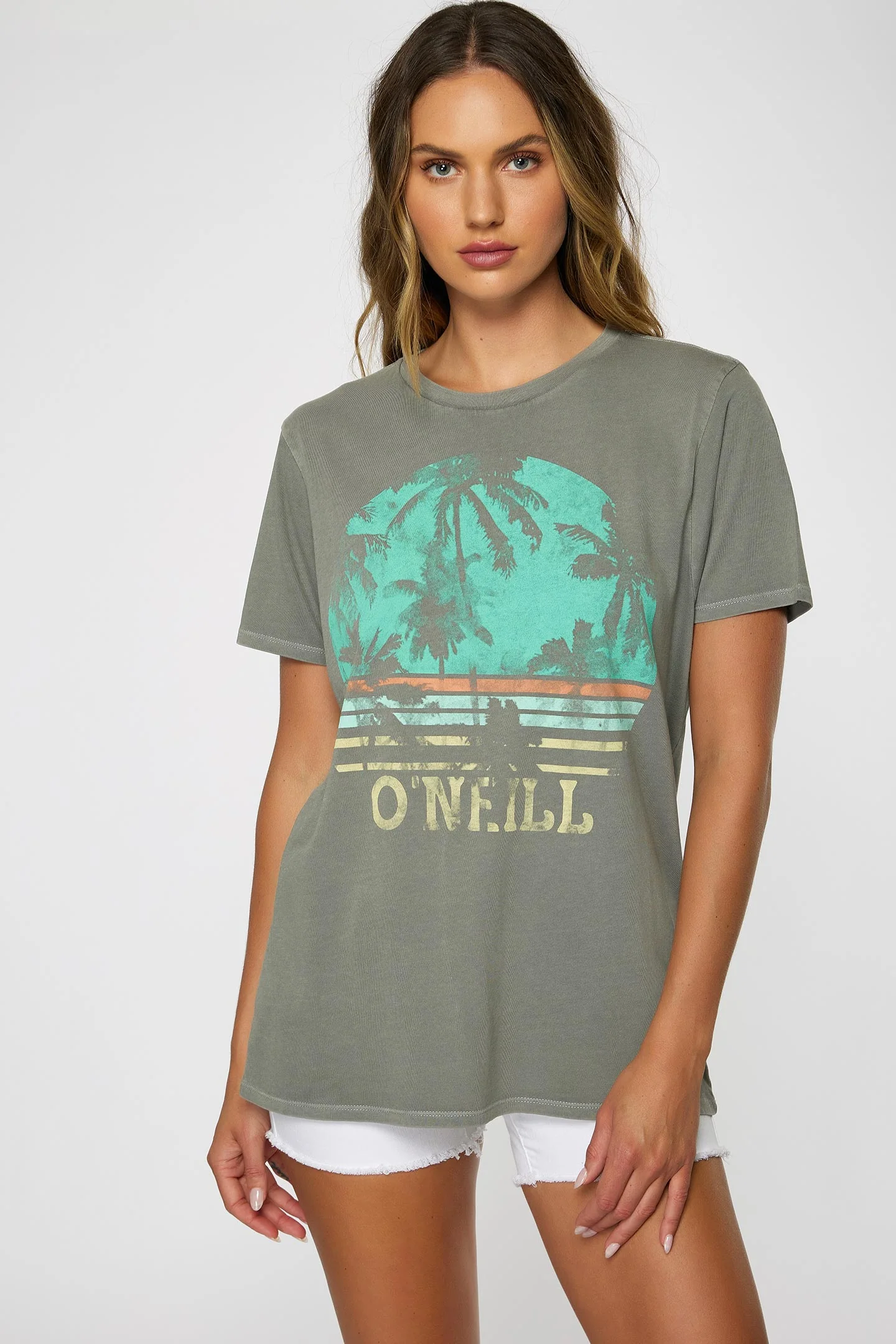 LADIES SUNDOWN TEE