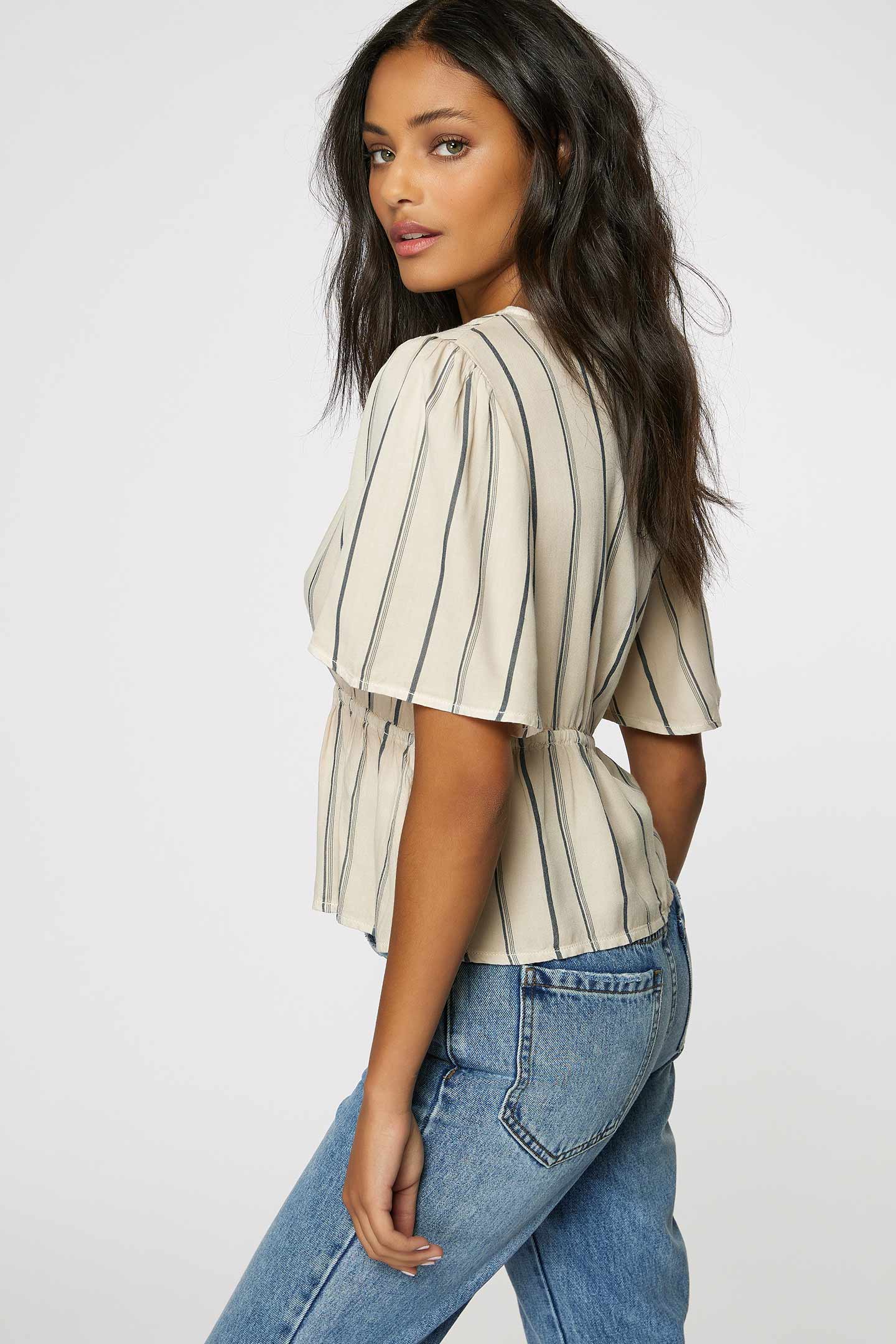 LADIES WES STRIPE TOP - Image 2