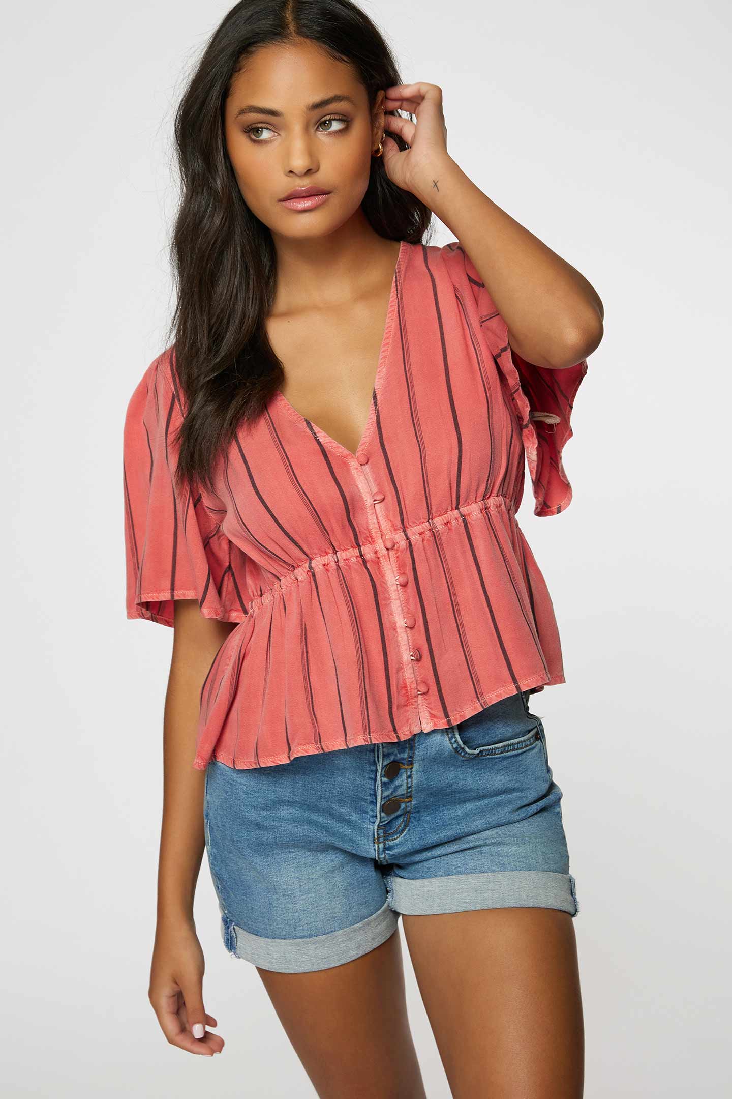 LADIES WES STRIPE TOP - Image 3