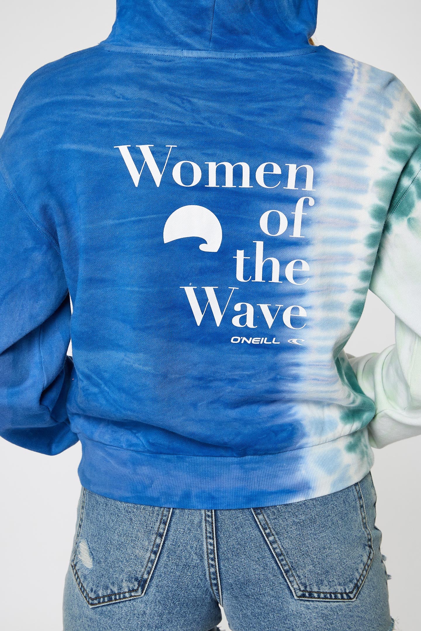 LADIES WOMEN OF THE WAVE CURRENTS HOODED PULLOVER - Image 6