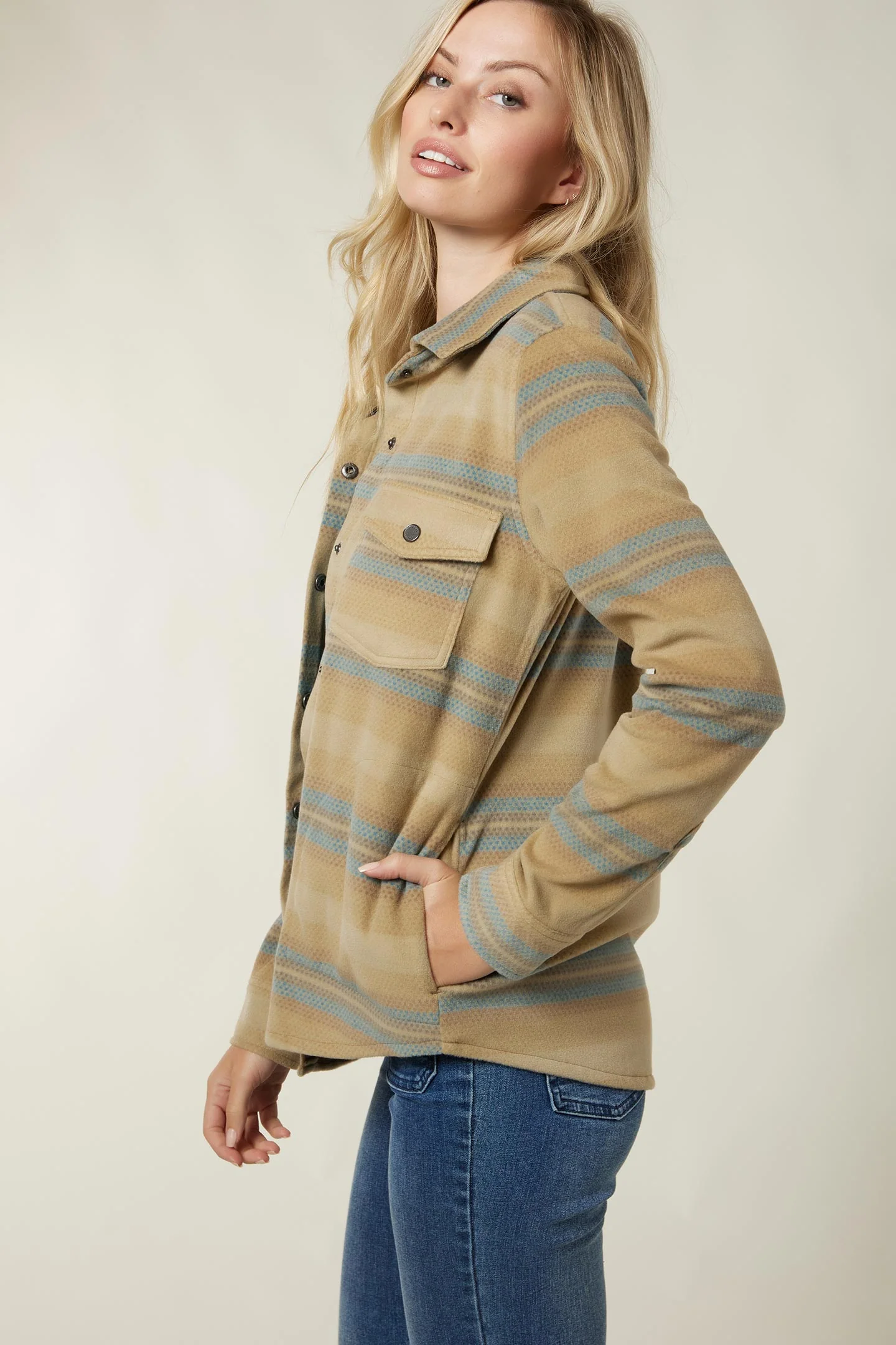 LADIES ZUMA SUPERFLEECE FLANNEL TOP - Image 3