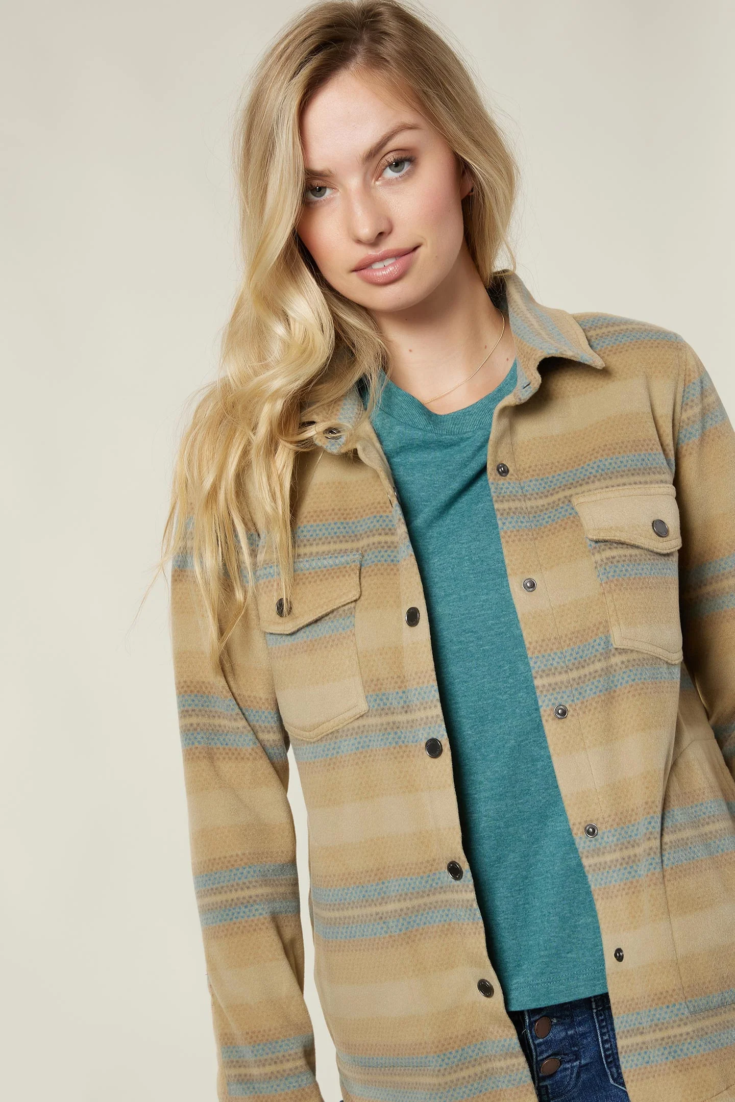 LADIES ZUMA SUPERFLEECE FLANNEL TOP - Image 4