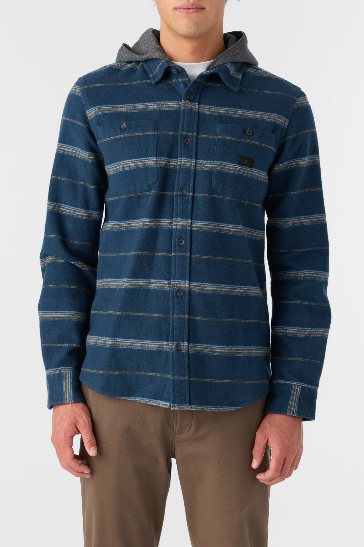 LANDMARKED HOODED FLANNEL